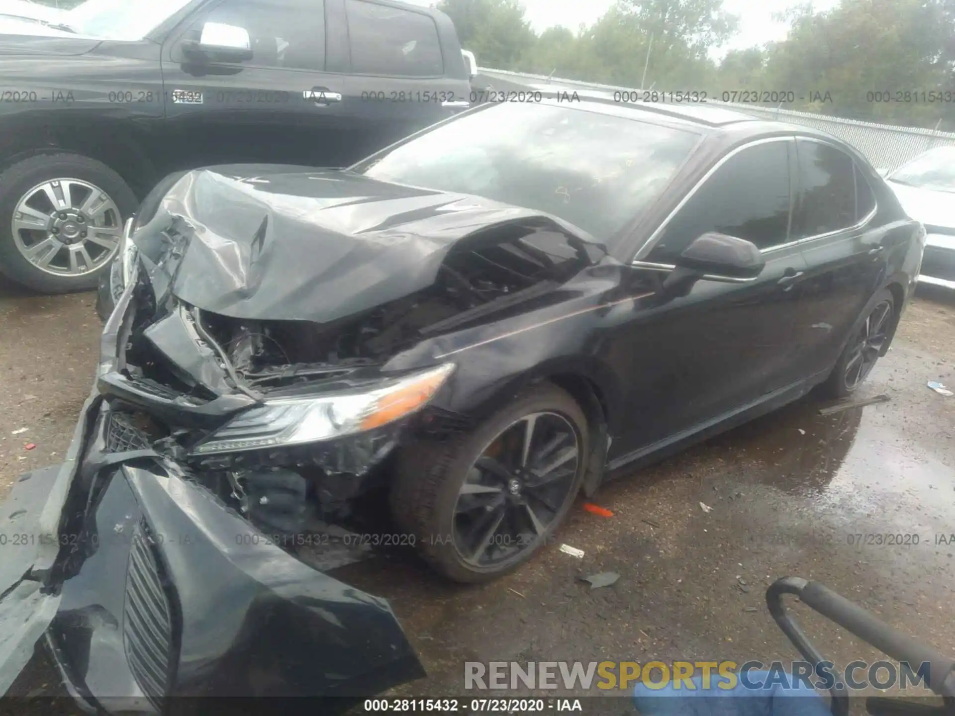 2 Photograph of a damaged car 4T1BZ1HK8KU022085 TOYOTA CAMRY 2019