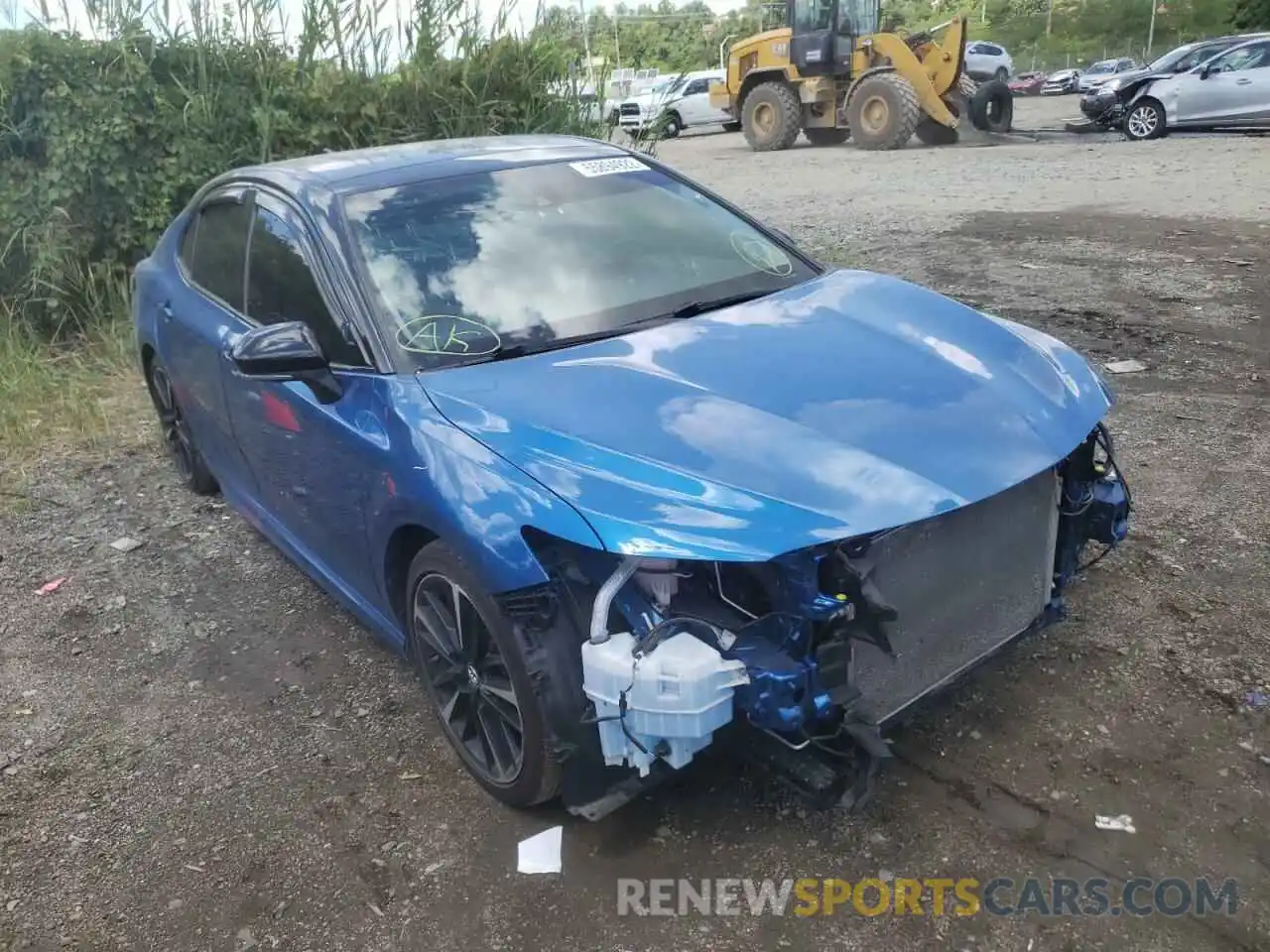 1 Photograph of a damaged car 4T1BZ1HK8KU025424 TOYOTA CAMRY 2019