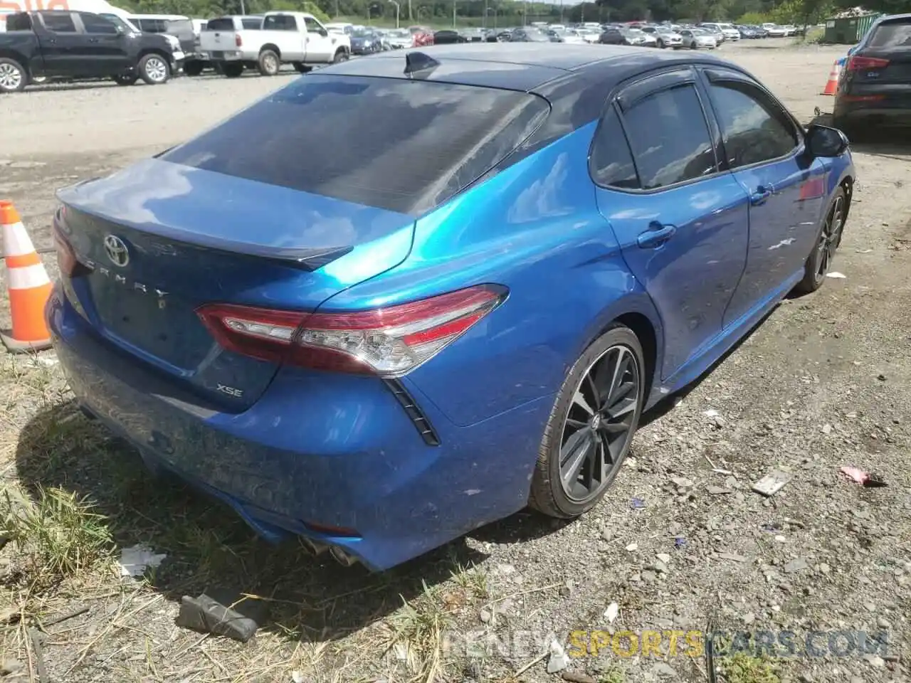 4 Photograph of a damaged car 4T1BZ1HK8KU025424 TOYOTA CAMRY 2019