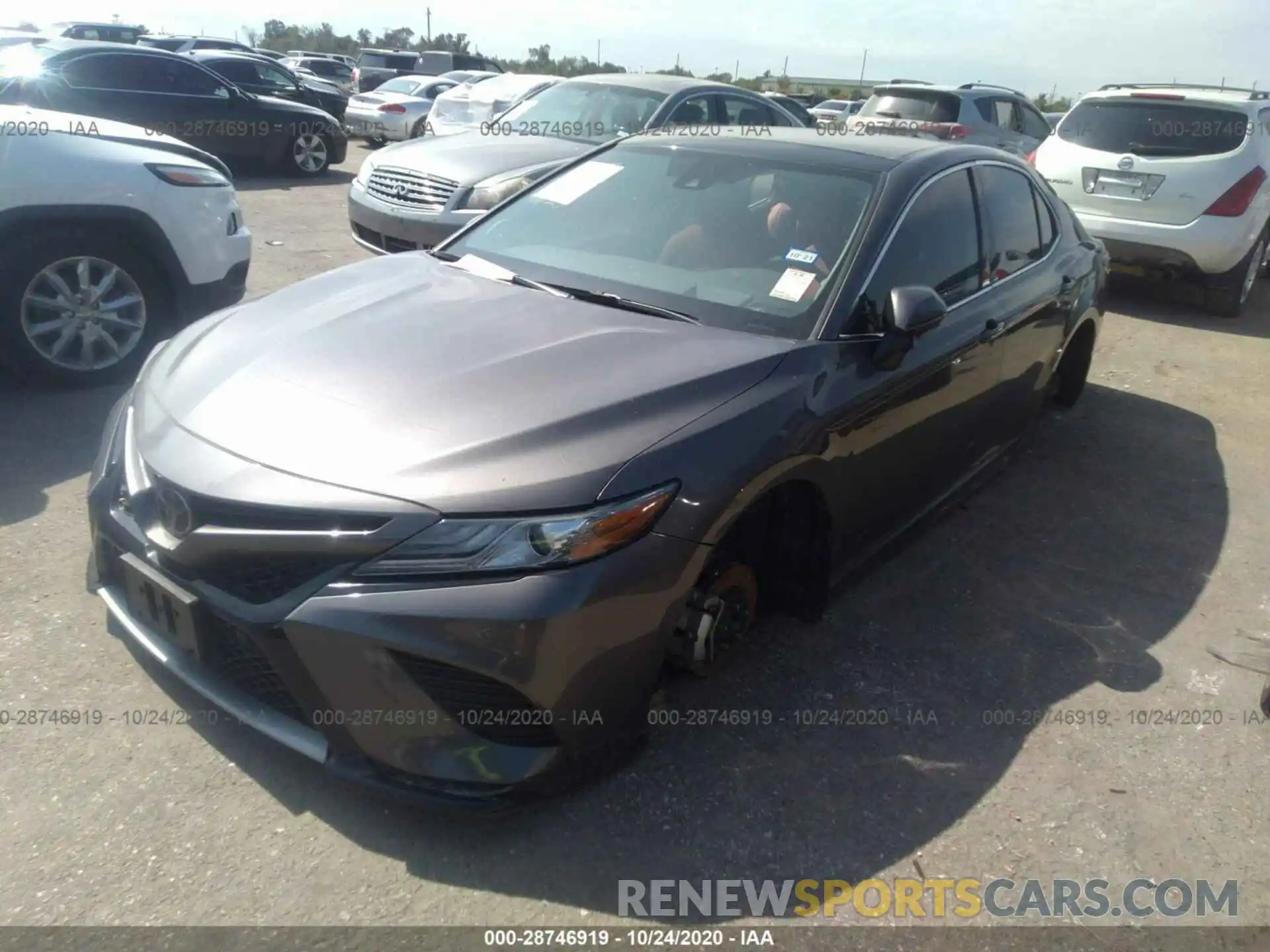 2 Photograph of a damaged car 4T1BZ1HK8KU027383 TOYOTA CAMRY 2019