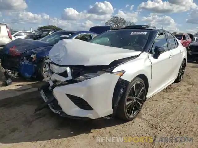 2 Photograph of a damaged car 4T1BZ1HK8KU029392 TOYOTA CAMRY 2019