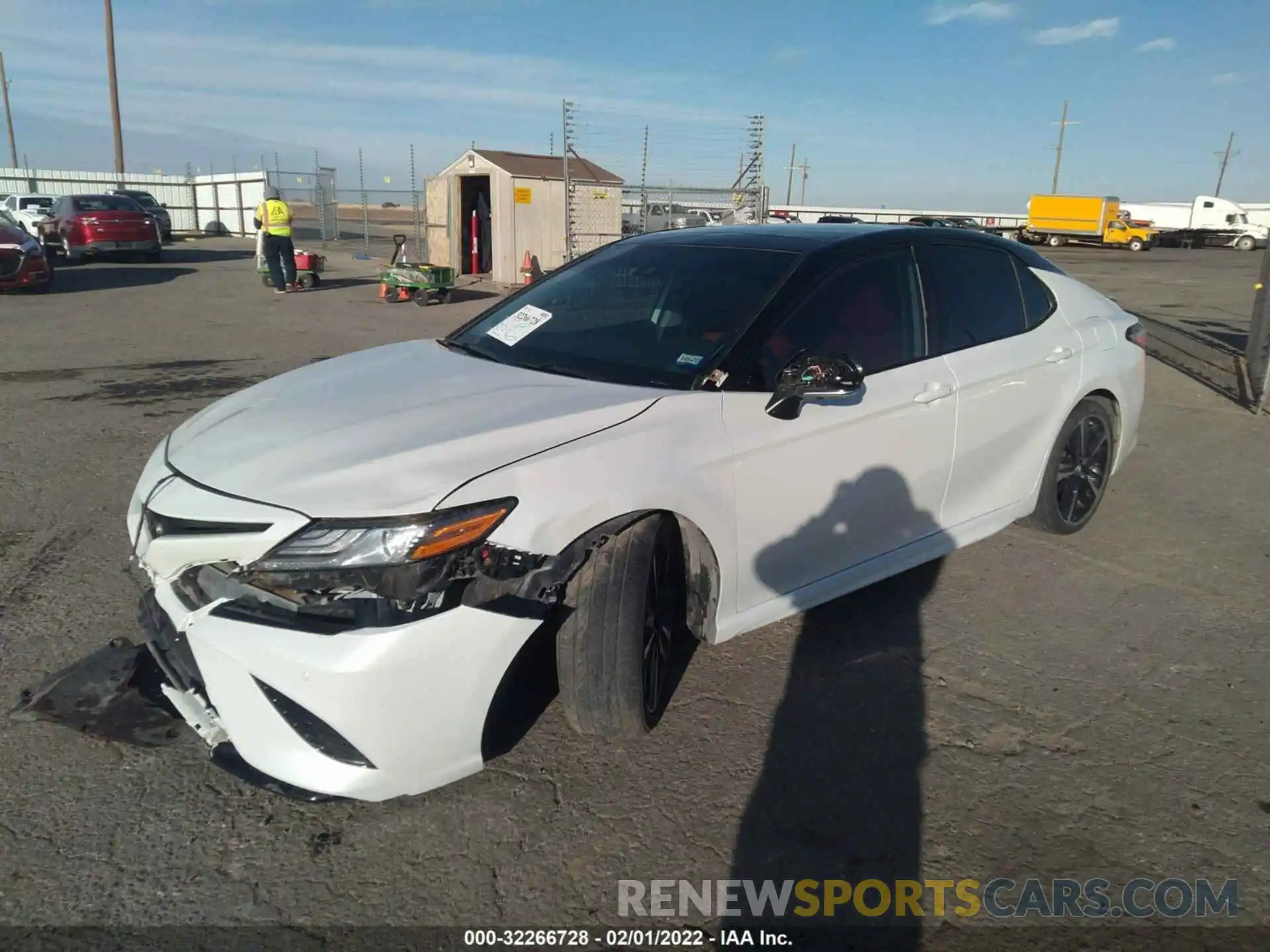 2 Photograph of a damaged car 4T1BZ1HKXKU022928 TOYOTA CAMRY 2019