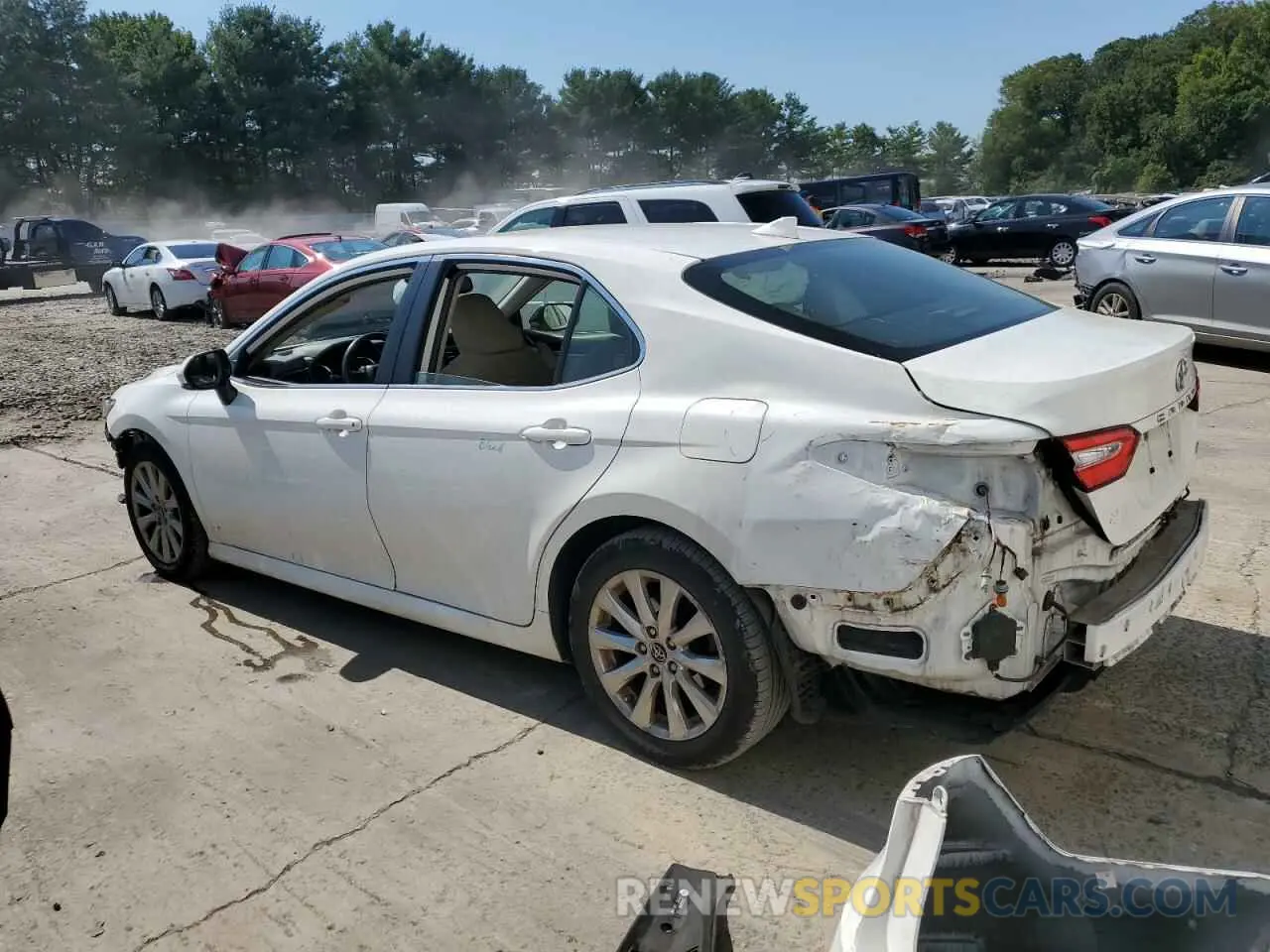 2 Photograph of a damaged car JTNB11HK5K3082984 TOYOTA CAMRY 2019