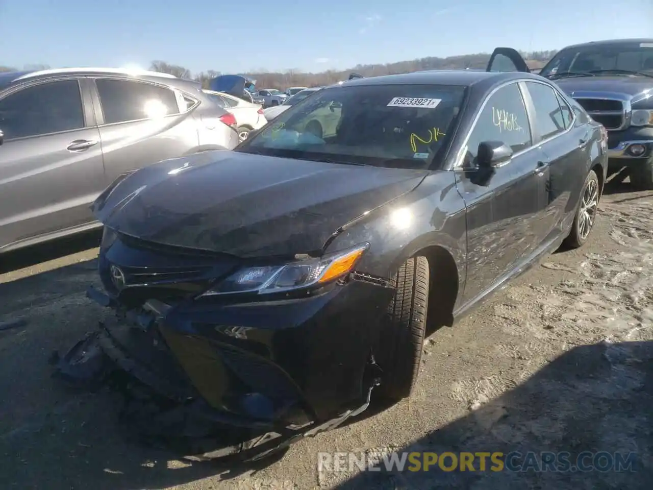 2 Photograph of a damaged car JTNB11HK5K3085304 TOYOTA CAMRY 2019