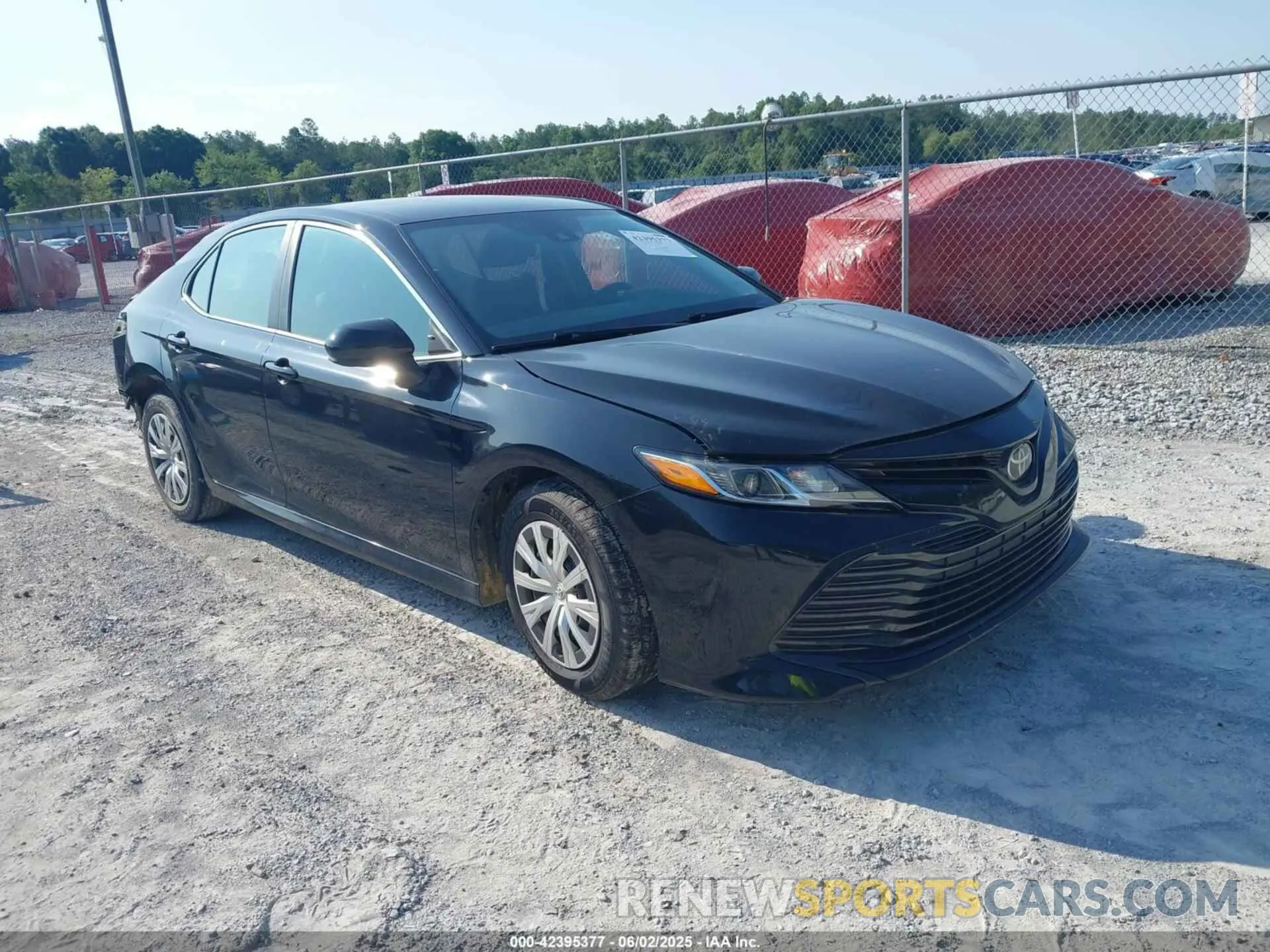 1 Photograph of a damaged car 4T1A11AK8LU972879 TOYOTA CAMRY 2020