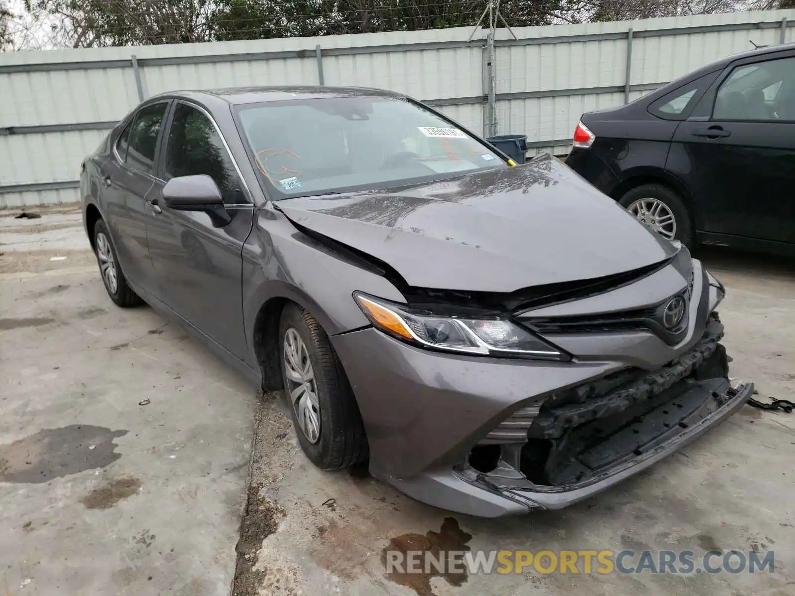 1 Photograph of a damaged car 4T1A11AK9LU891843 TOYOTA CAMRY 2020