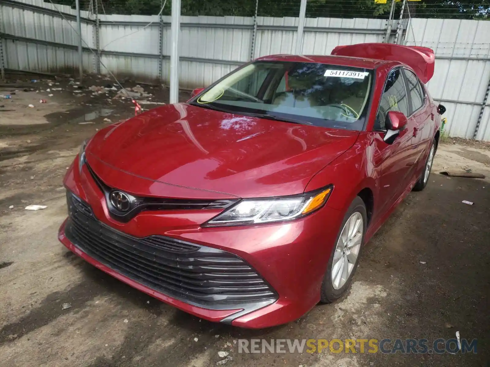 2 Photograph of a damaged car 4T1C11AK0LU323716 TOYOTA CAMRY 2020