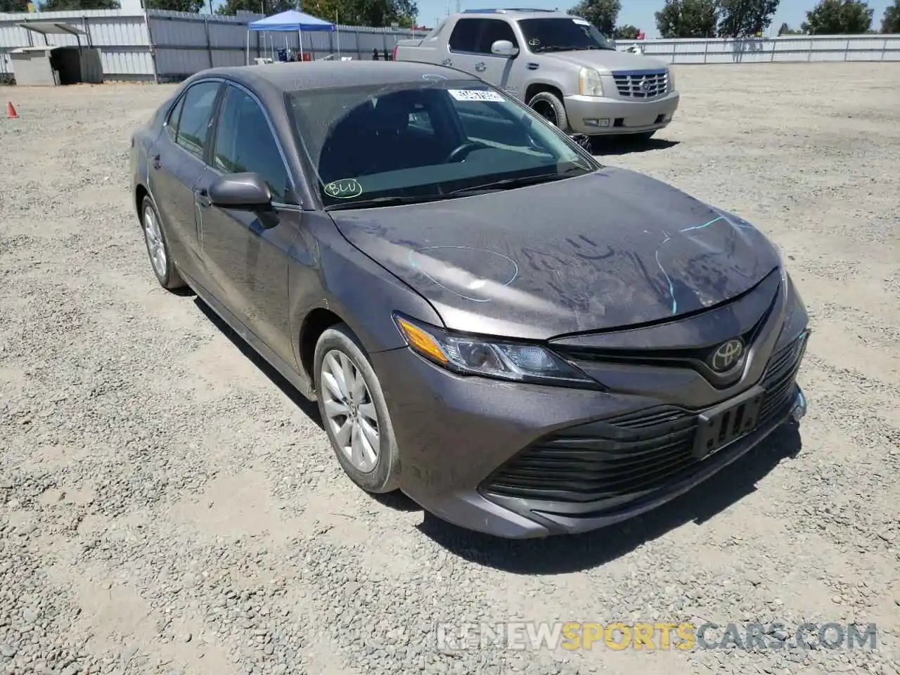 1 Photograph of a damaged car 4T1C11AK0LU348339 TOYOTA CAMRY 2020