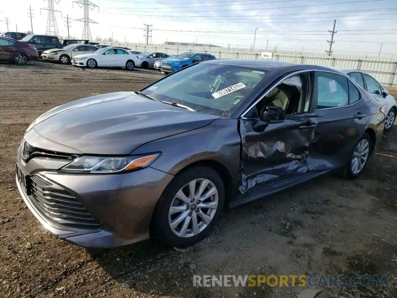 1 Photograph of a damaged car 4T1C11AK0LU359938 TOYOTA CAMRY 2020