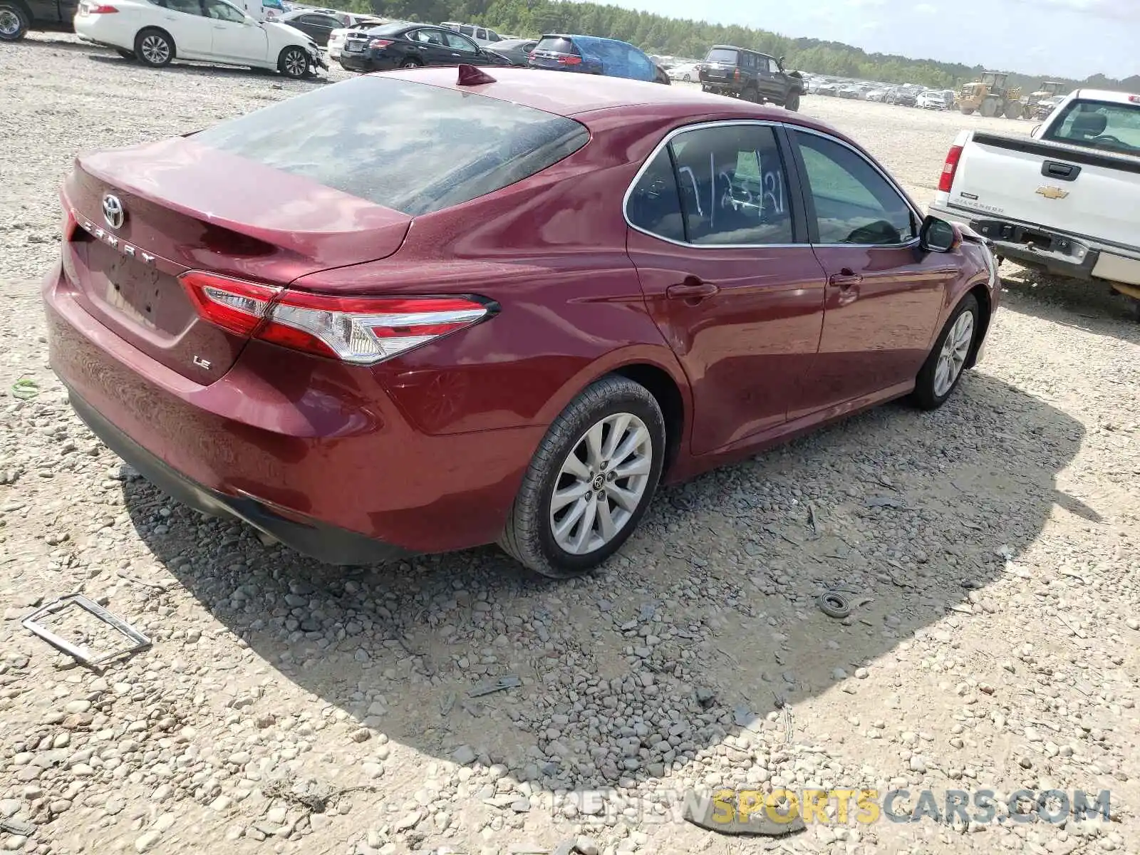 4 Photograph of a damaged car 4T1C11AK0LU378960 TOYOTA CAMRY 2020