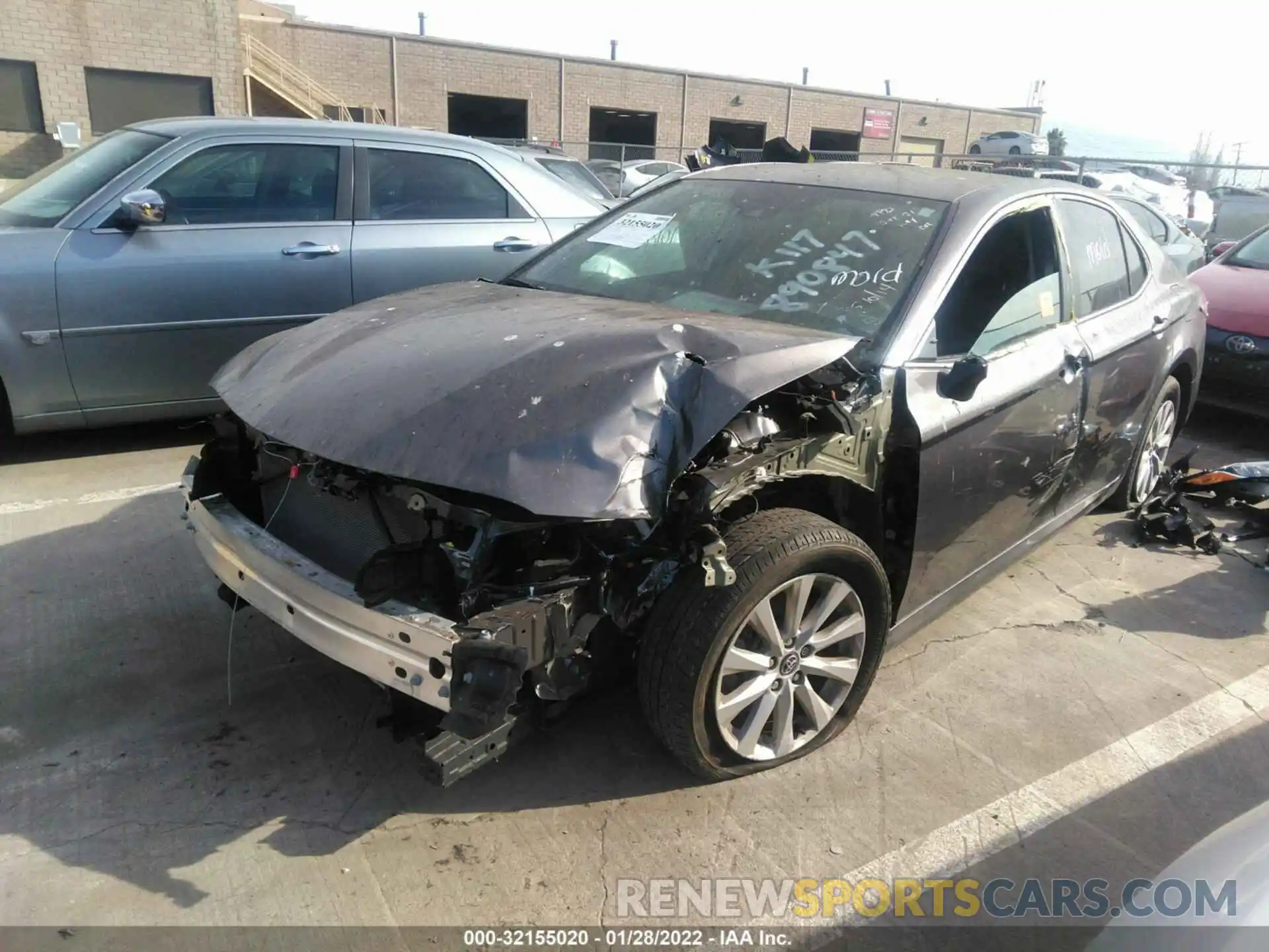 2 Photograph of a damaged car 4T1C11AK0LU890847 TOYOTA CAMRY 2020