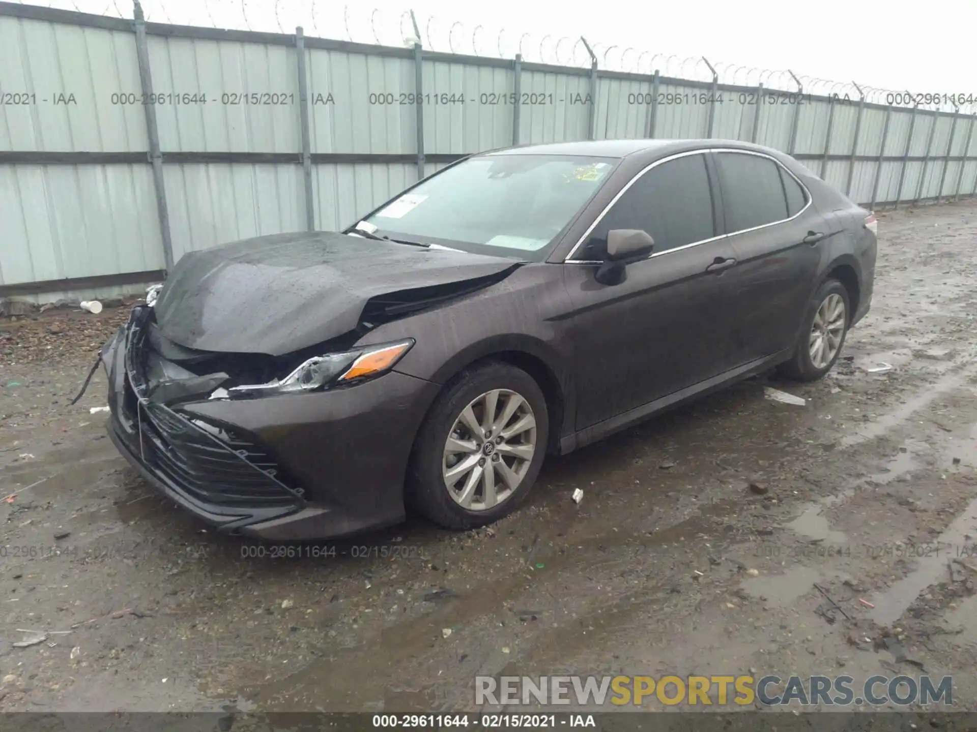 2 Photograph of a damaged car 4T1C11AK0LU908229 TOYOTA CAMRY 2020