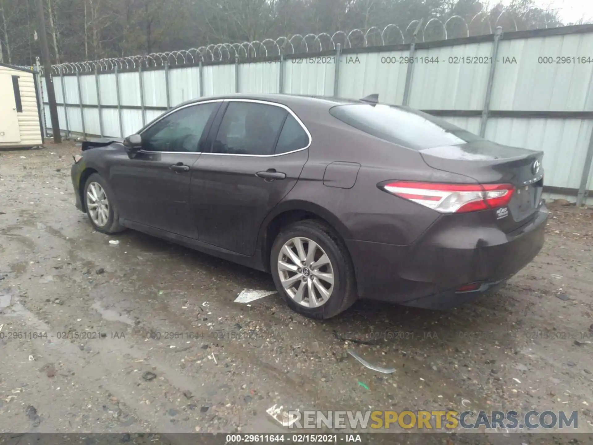 3 Photograph of a damaged car 4T1C11AK0LU908229 TOYOTA CAMRY 2020