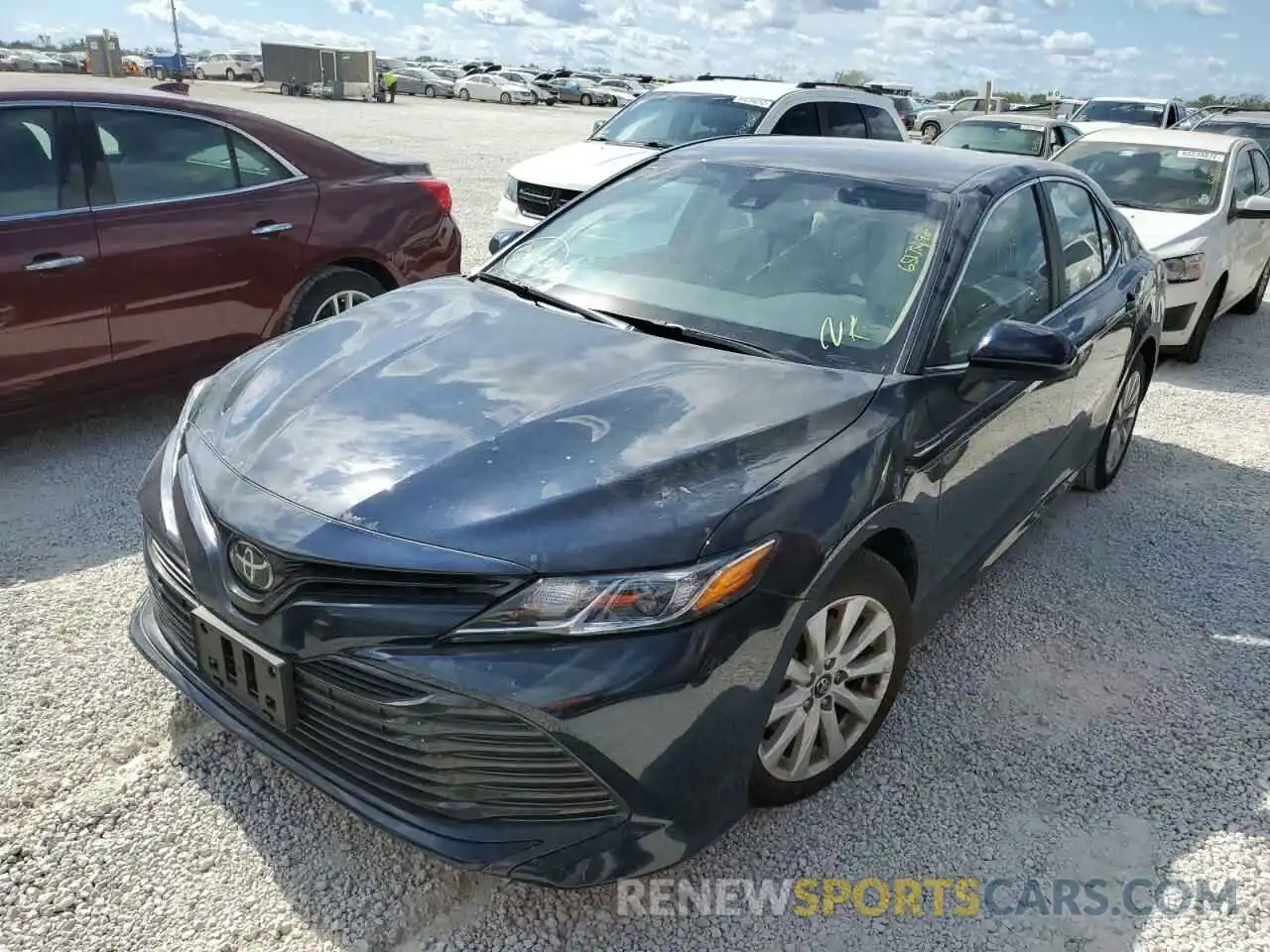 2 Photograph of a damaged car 4T1C11AK0LU939061 TOYOTA CAMRY 2020