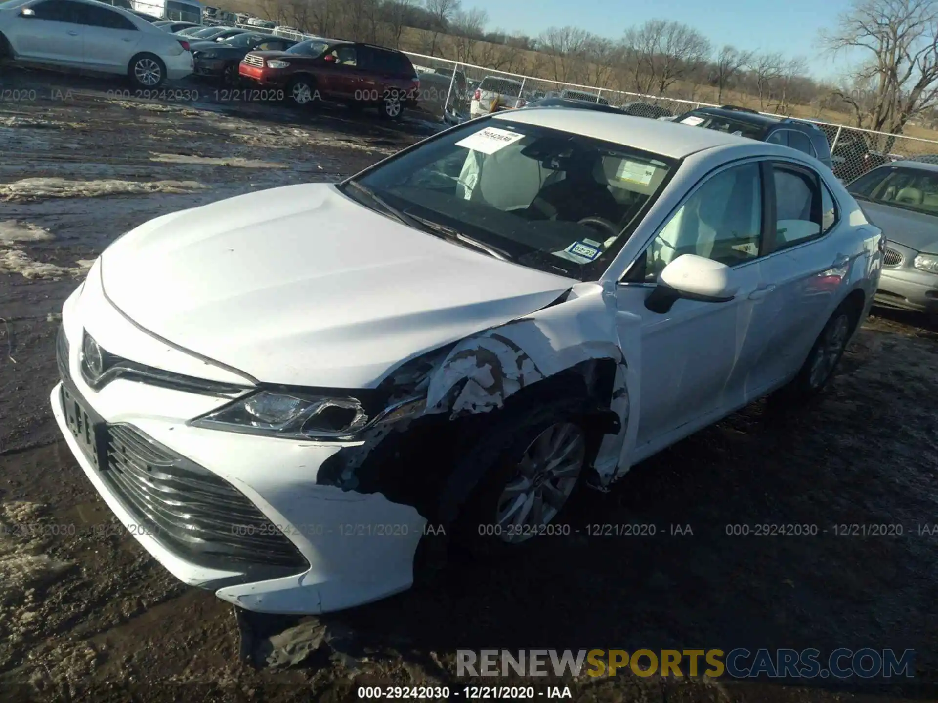 2 Photograph of a damaged car 4T1C11AK0LU942977 TOYOTA CAMRY 2020