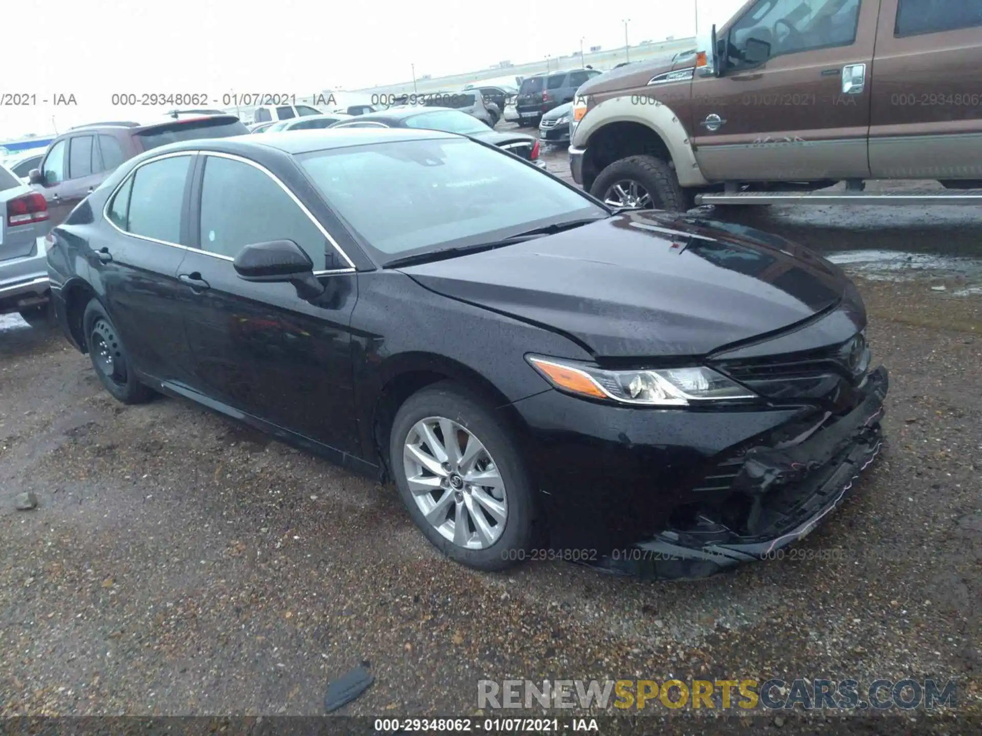 1 Photograph of a damaged car 4T1C11AK0LU947144 TOYOTA CAMRY 2020