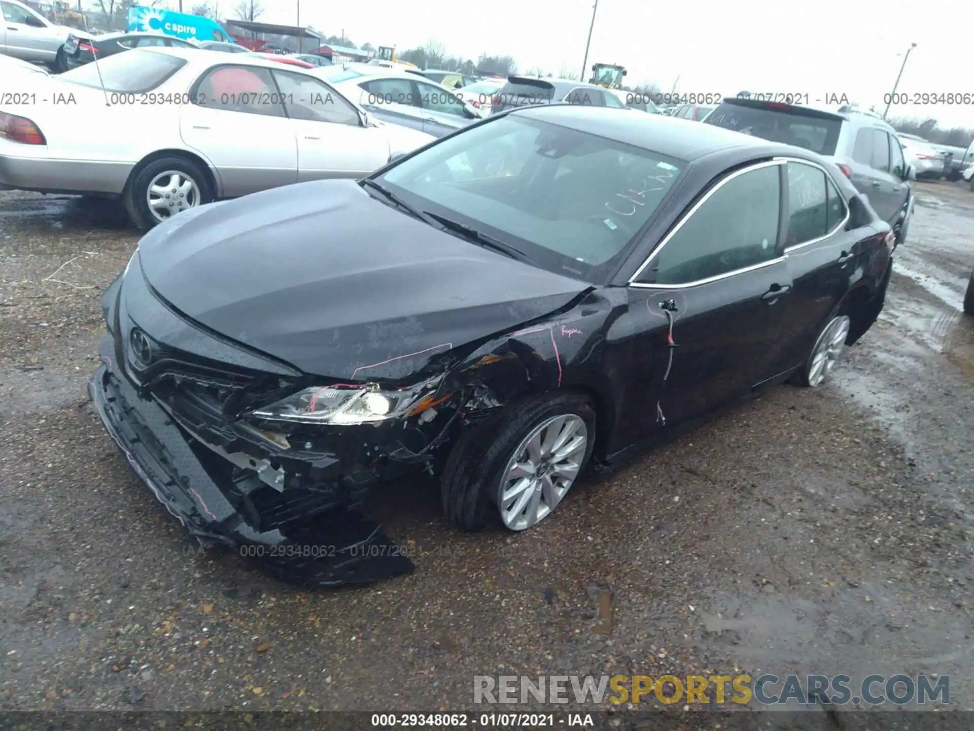 2 Photograph of a damaged car 4T1C11AK0LU947144 TOYOTA CAMRY 2020