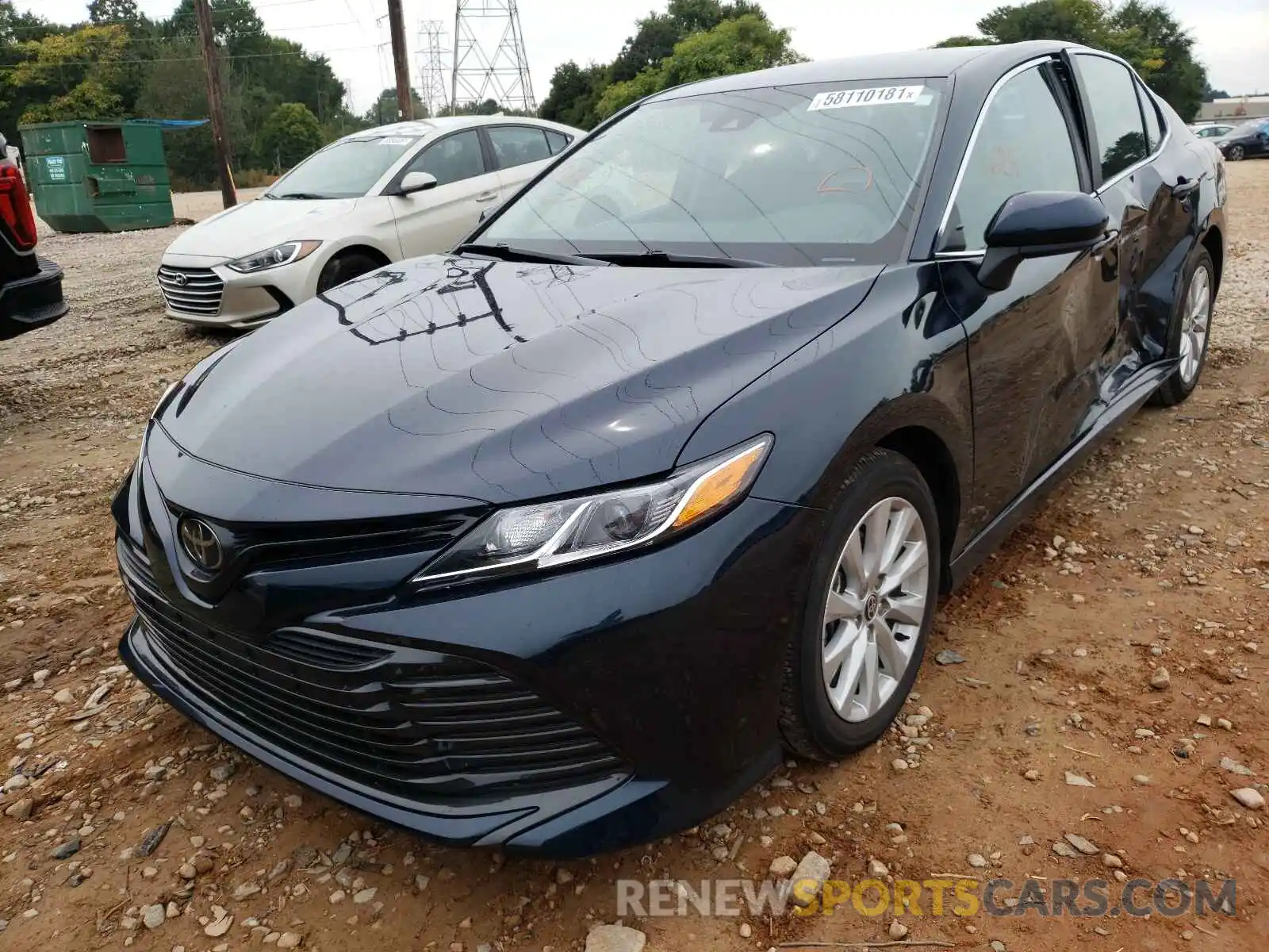 2 Photograph of a damaged car 4T1C11AK0LU971167 TOYOTA CAMRY 2020