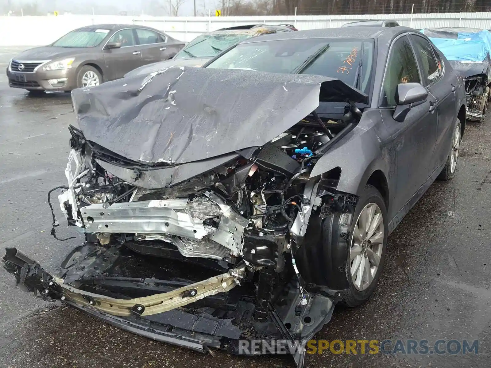 2 Photograph of a damaged car 4T1C11AK0LU990091 TOYOTA CAMRY 2020