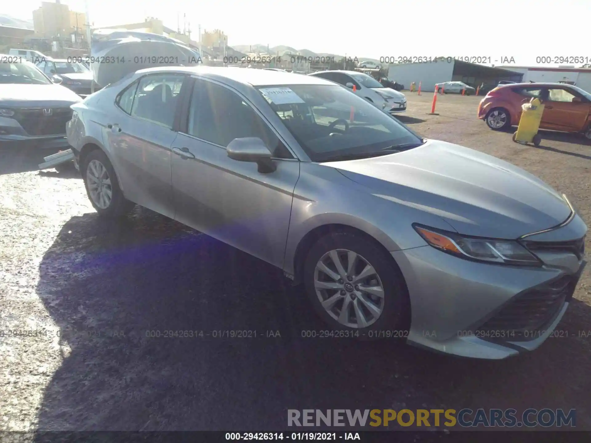 1 Photograph of a damaged car 4T1C11AK1LU307895 TOYOTA CAMRY 2020