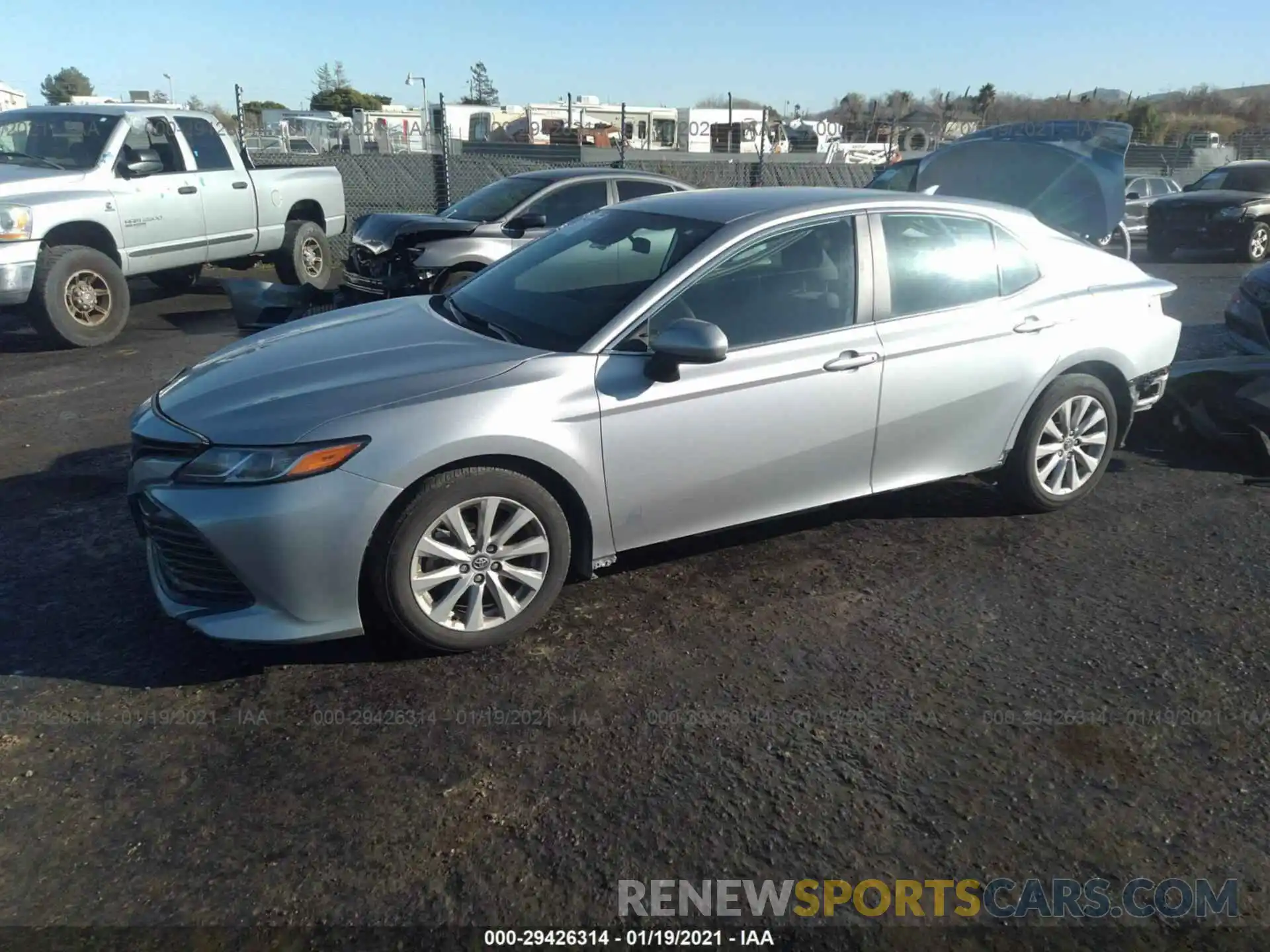 2 Photograph of a damaged car 4T1C11AK1LU307895 TOYOTA CAMRY 2020