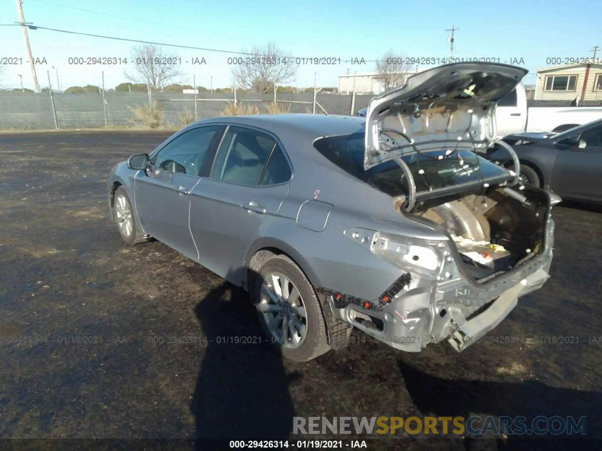 3 Photograph of a damaged car 4T1C11AK1LU307895 TOYOTA CAMRY 2020