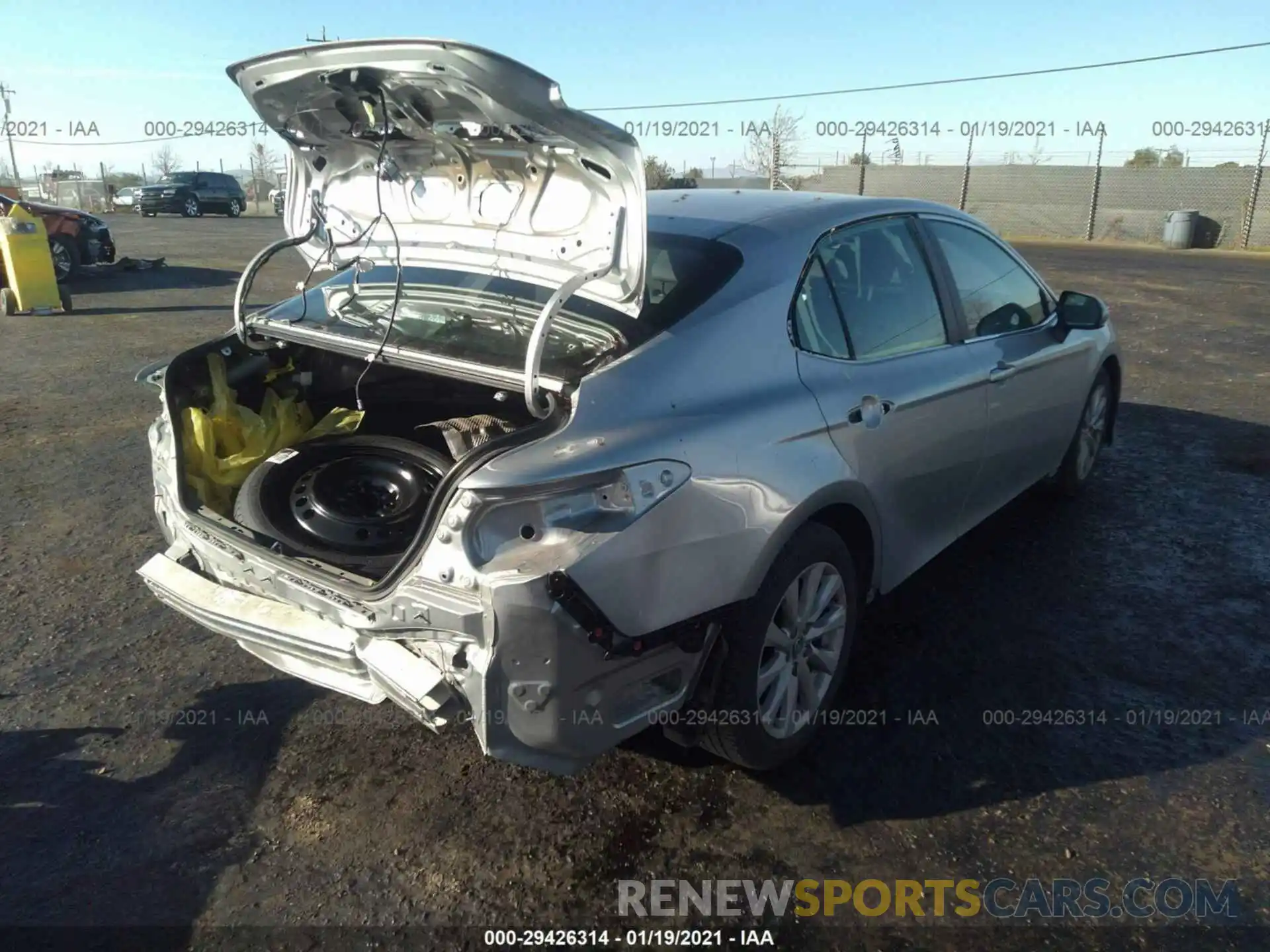 4 Photograph of a damaged car 4T1C11AK1LU307895 TOYOTA CAMRY 2020