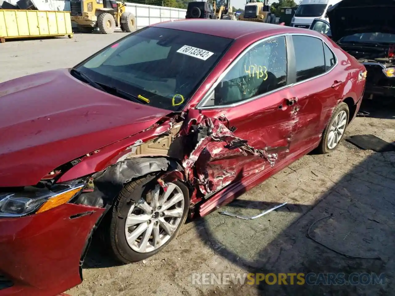 9 Photograph of a damaged car 4T1C11AK1LU328052 TOYOTA CAMRY 2020