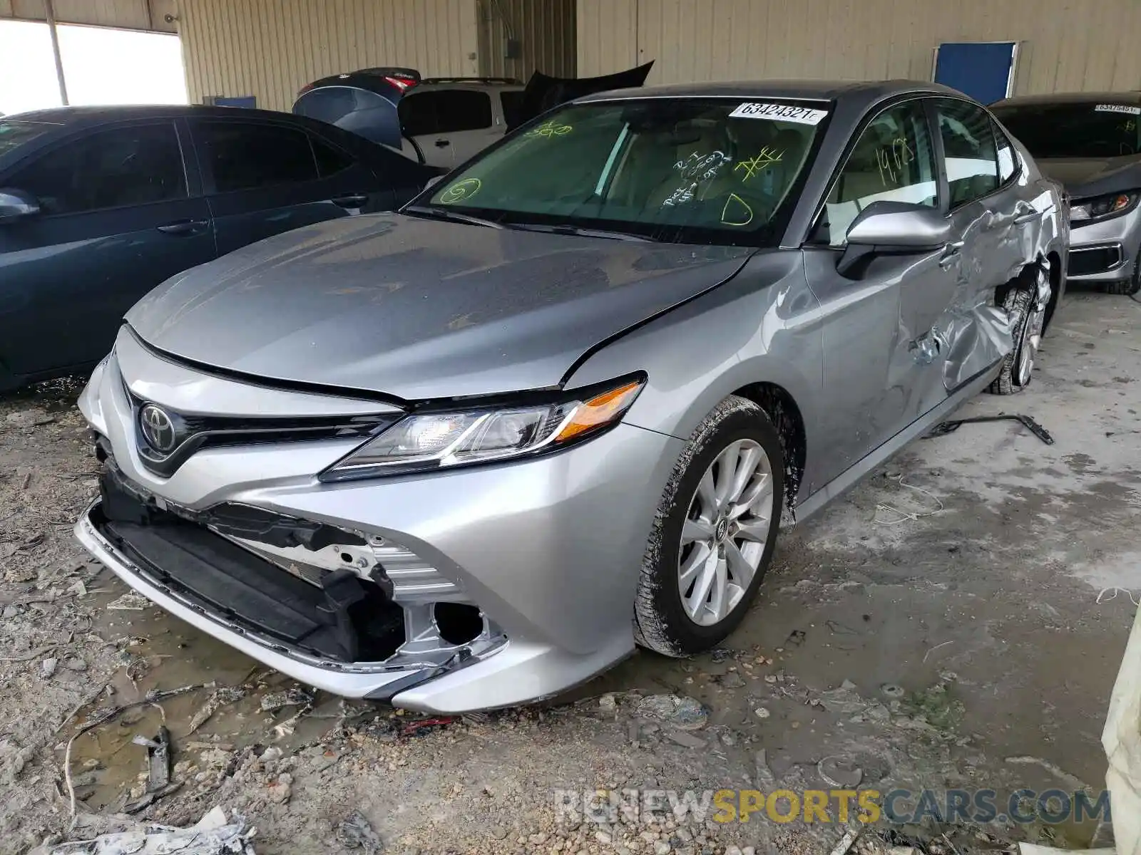 2 Photograph of a damaged car 4T1C11AK1LU875502 TOYOTA CAMRY 2020