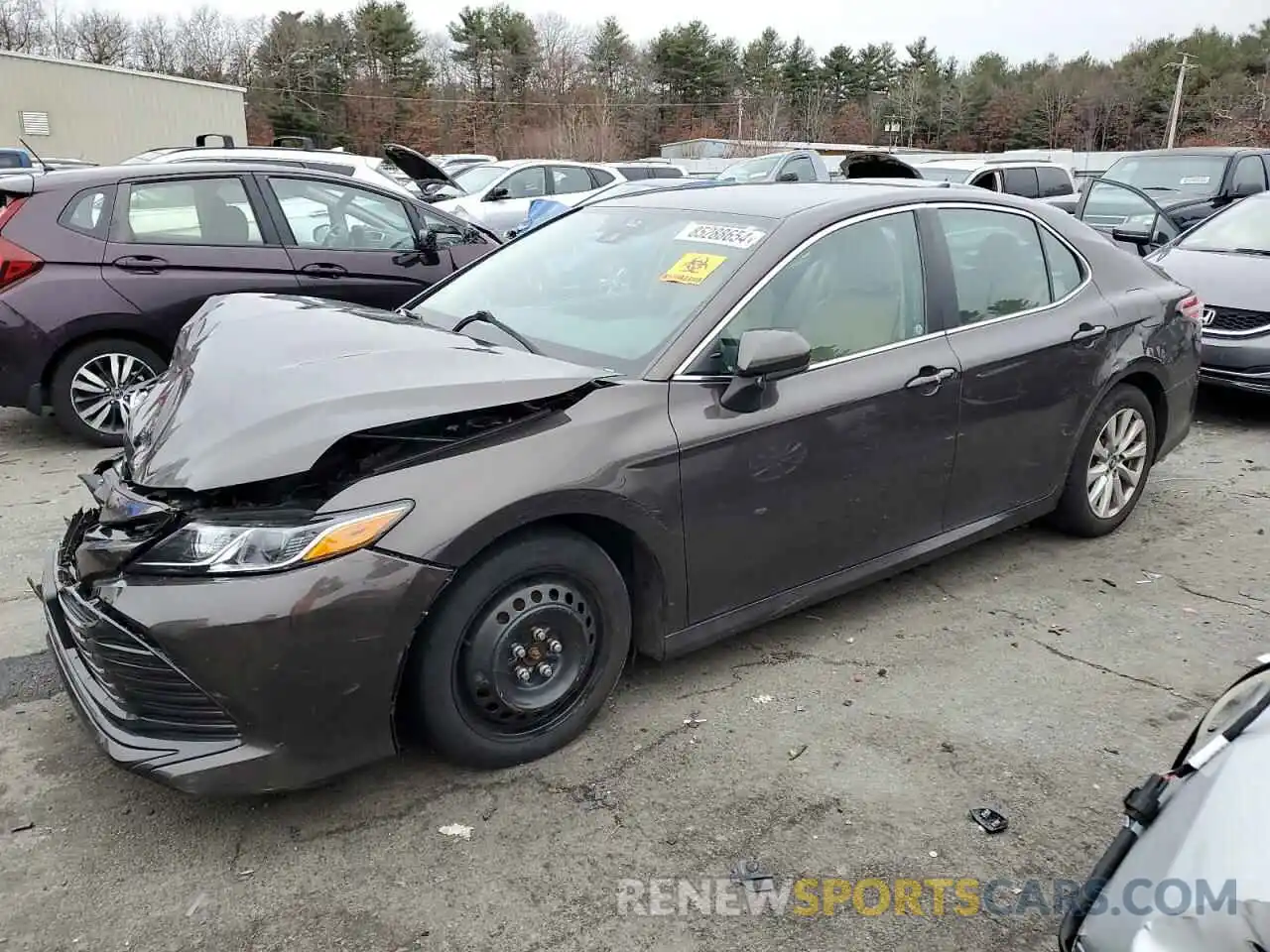 1 Photograph of a damaged car 4T1C11AK1LU908126 TOYOTA CAMRY 2020