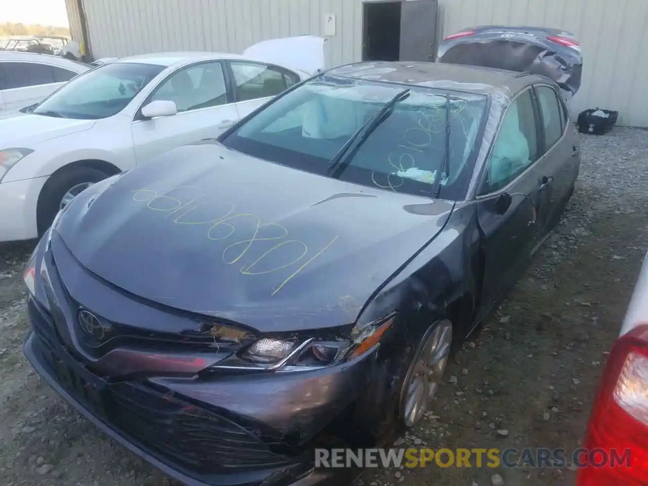 2 Photograph of a damaged car 4T1C11AK1LU909034 TOYOTA CAMRY 2020