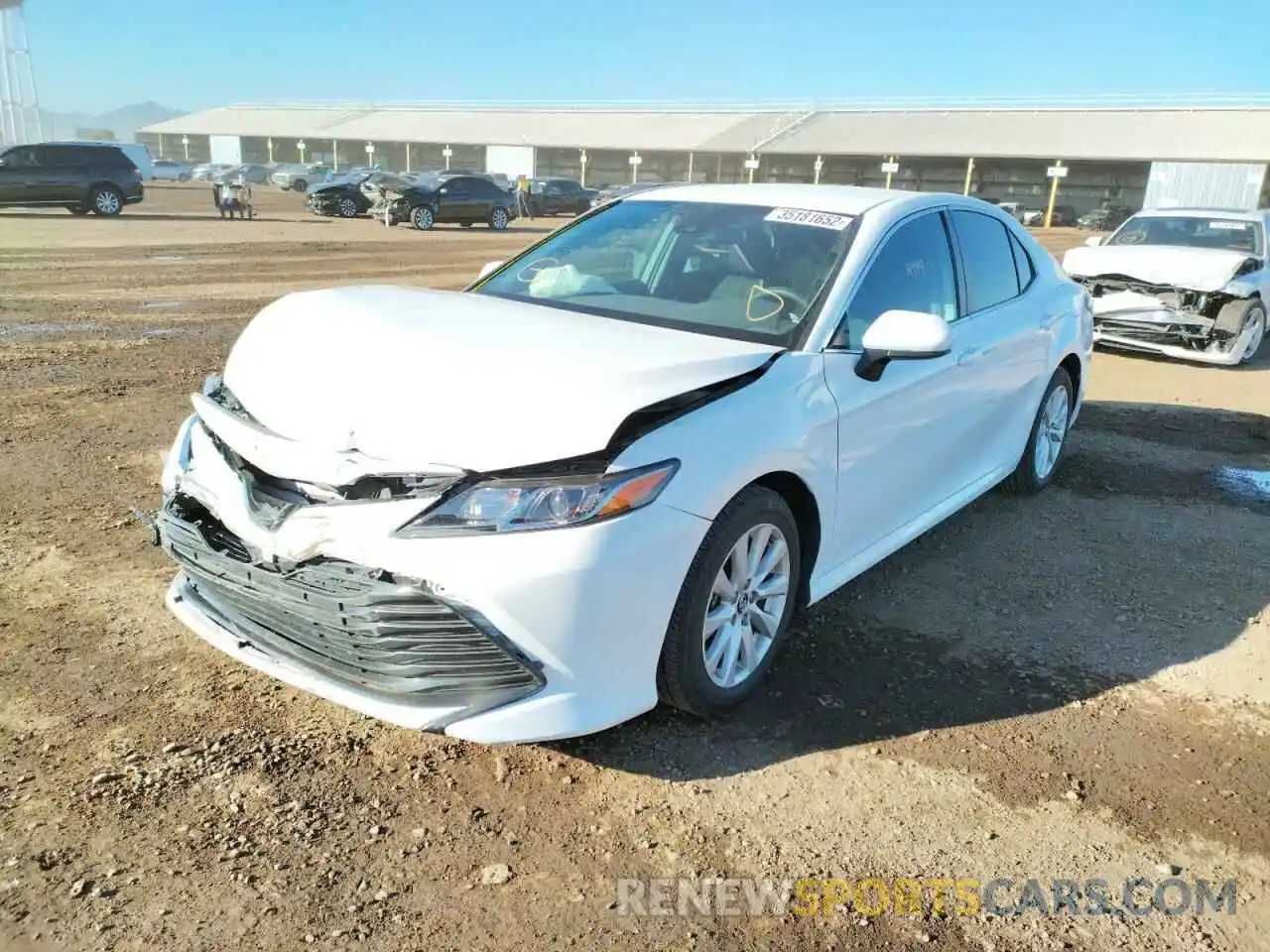 2 Photograph of a damaged car 4T1C11AK1LU923998 TOYOTA CAMRY 2020