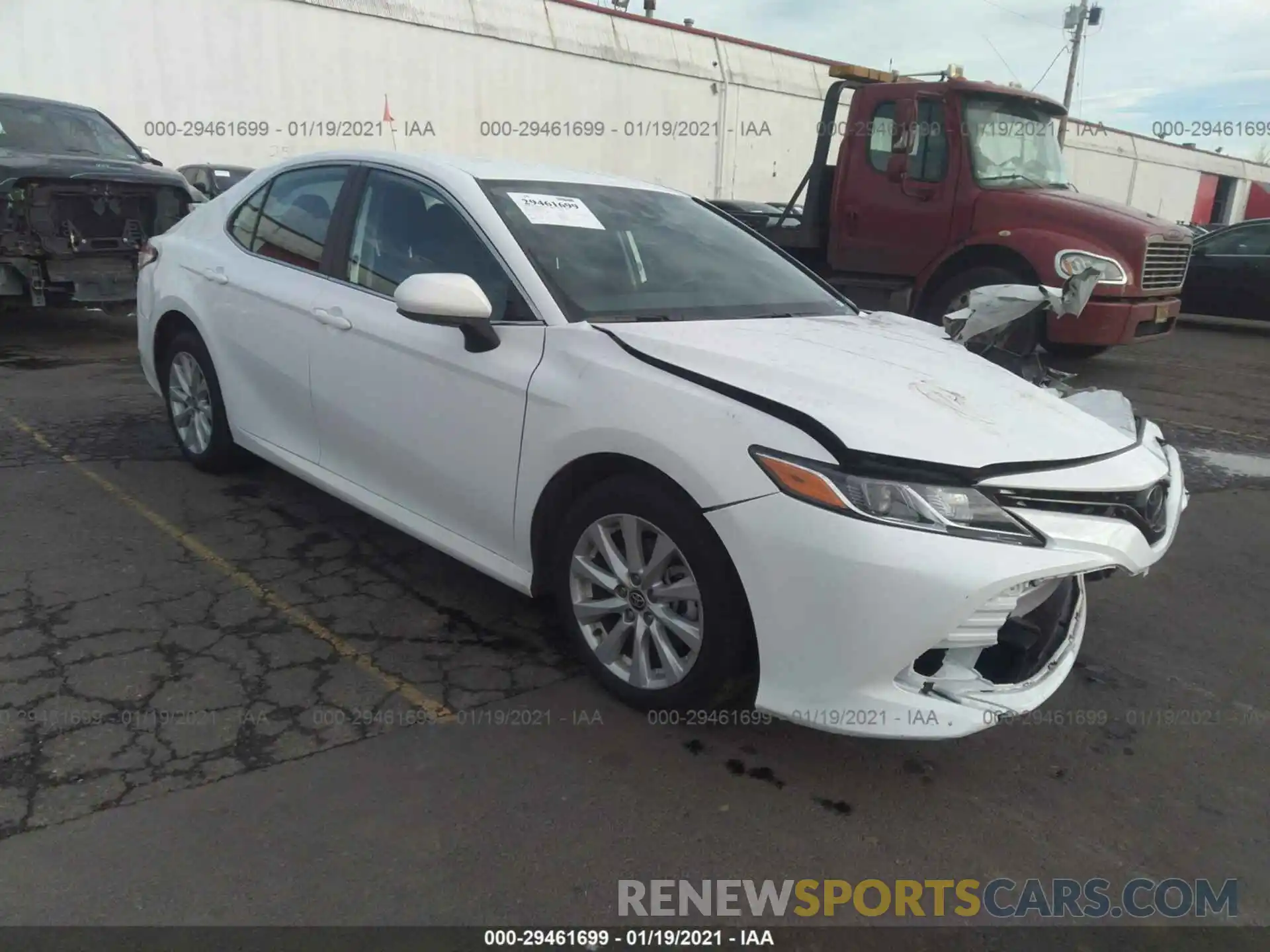 1 Photograph of a damaged car 4T1C11AK1LU949338 TOYOTA CAMRY 2020