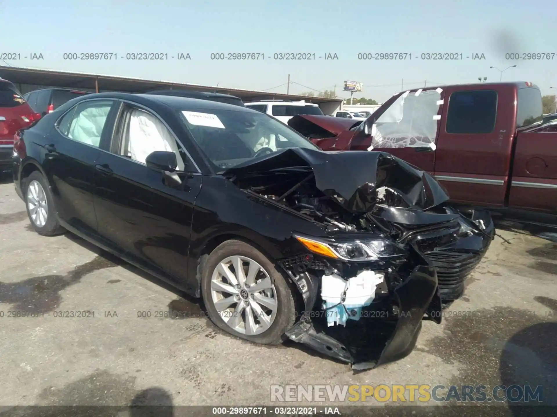 1 Photograph of a damaged car 4T1C11AK2LU398577 TOYOTA CAMRY 2020