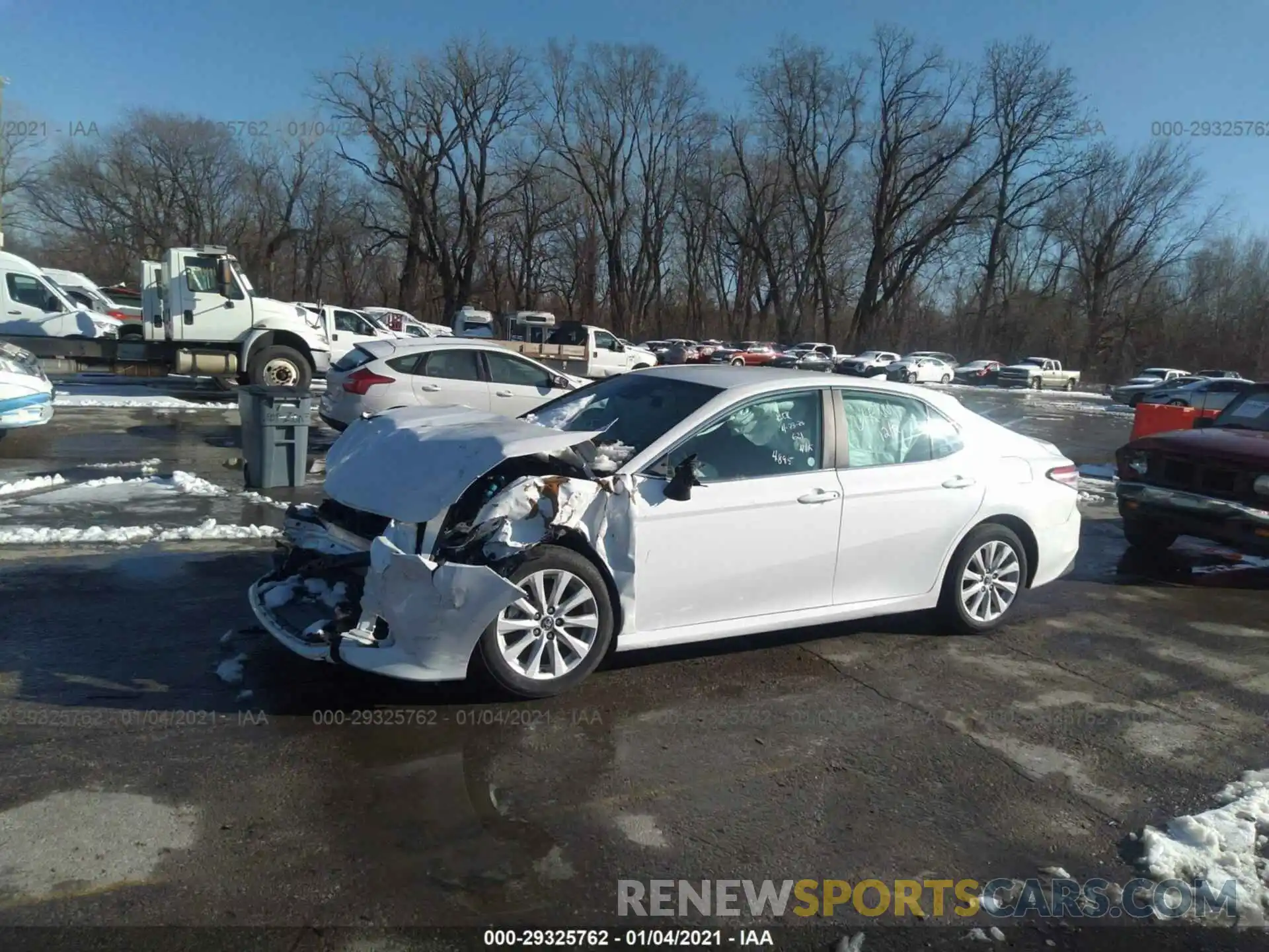 2 Photograph of a damaged car 4T1C11AK2LU864895 TOYOTA CAMRY 2020