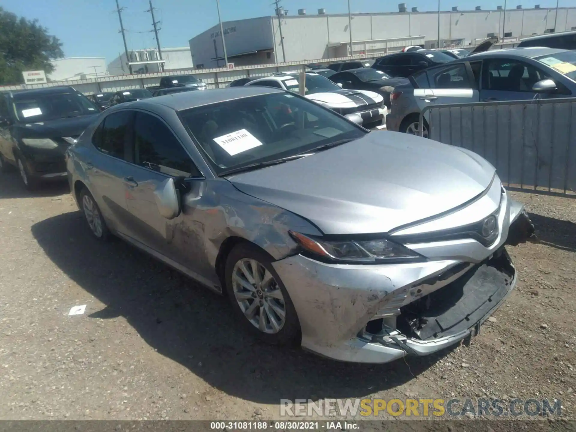 1 Photograph of a damaged car 4T1C11AK2LU908524 TOYOTA CAMRY 2020