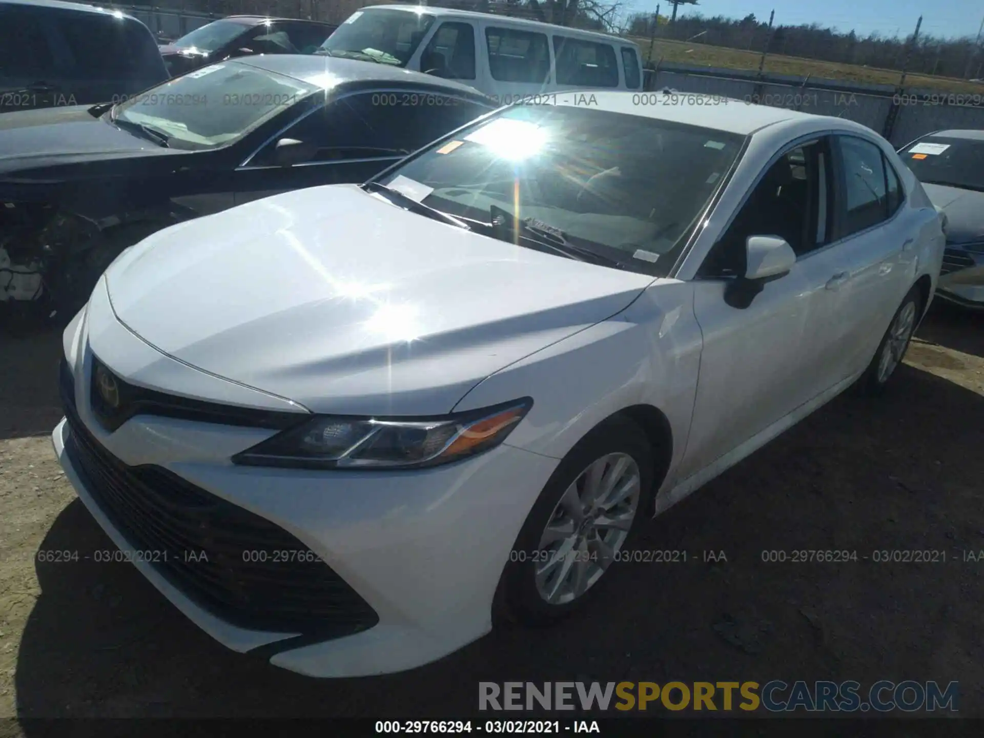 2 Photograph of a damaged car 4T1C11AK2LU940972 TOYOTA CAMRY 2020