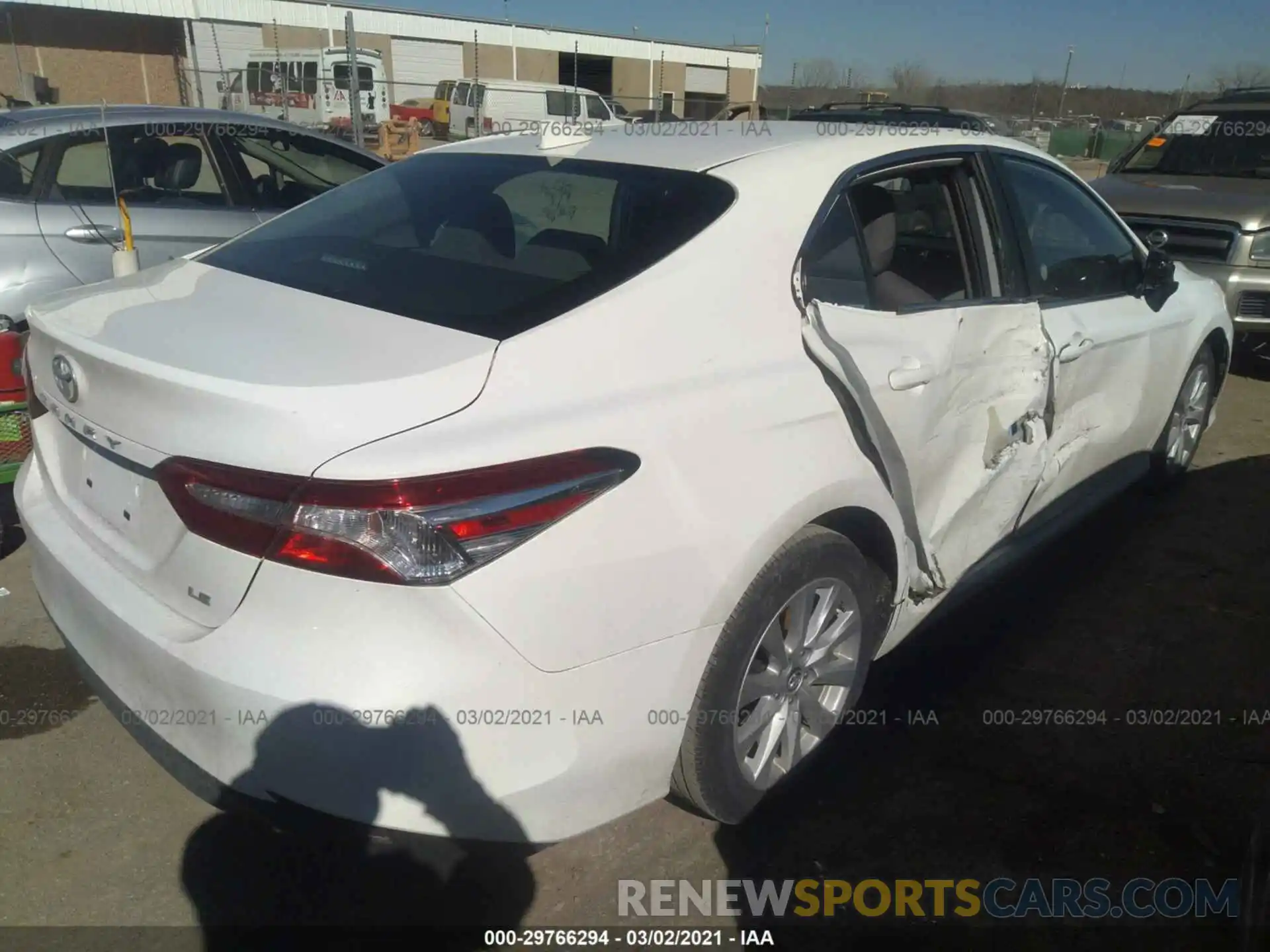 4 Photograph of a damaged car 4T1C11AK2LU940972 TOYOTA CAMRY 2020