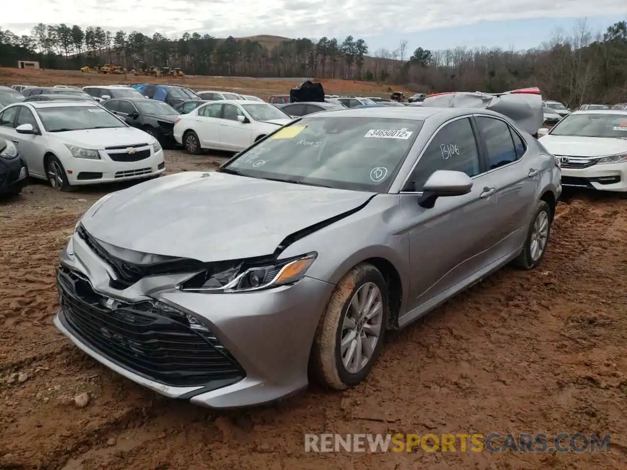 2 Photograph of a damaged car 4T1C11AK2LU957593 TOYOTA CAMRY 2020