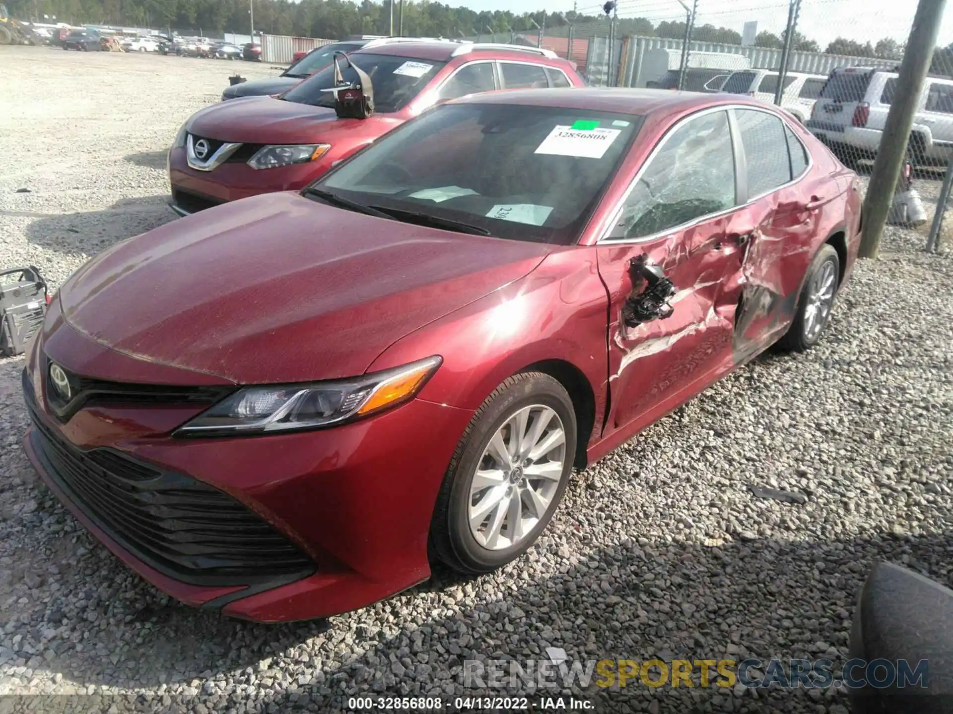 2 Photograph of a damaged car 4T1C11AK2LU961899 TOYOTA CAMRY 2020