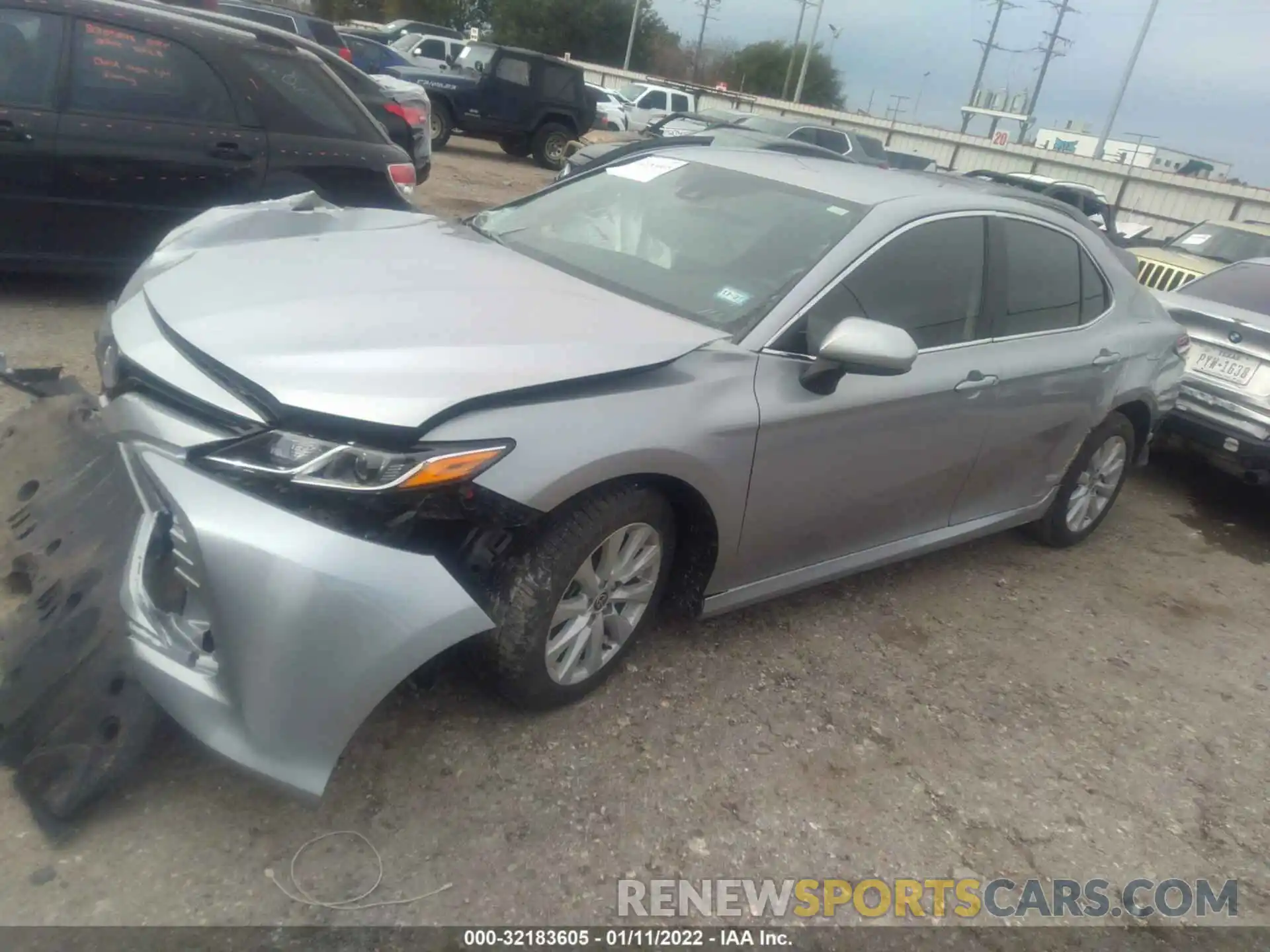 2 Photograph of a damaged car 4T1C11AK2LU968786 TOYOTA CAMRY 2020