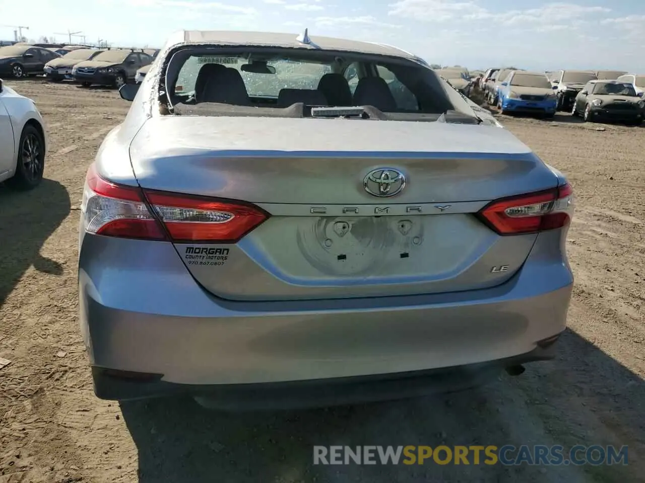 6 Photograph of a damaged car 4T1C11AK2LU972806 TOYOTA CAMRY 2020
