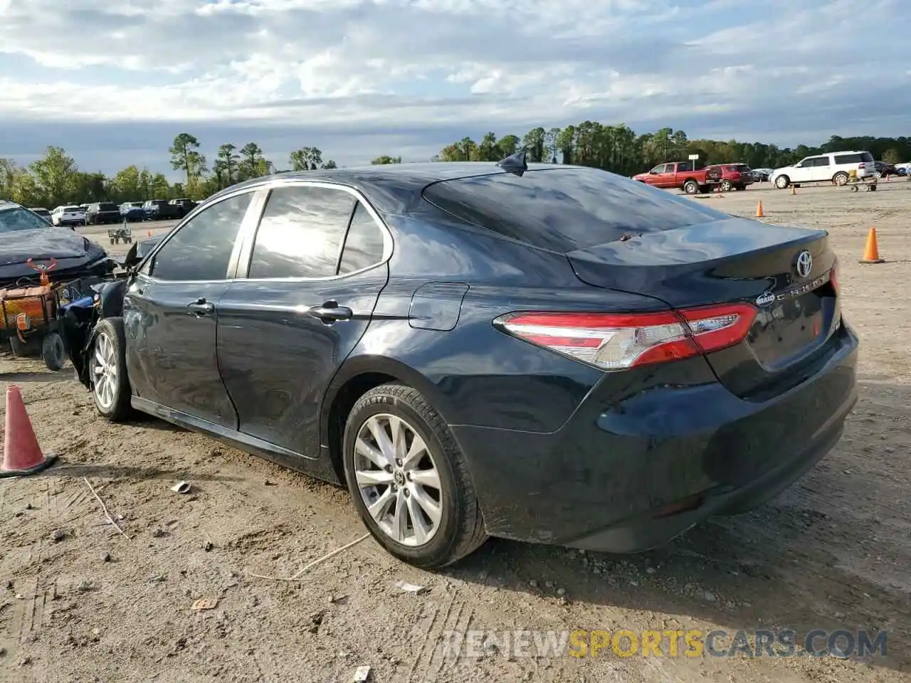 2 Photograph of a damaged car 4T1C11AK2LU973034 TOYOTA CAMRY 2020