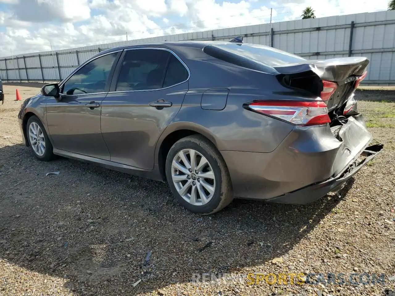 2 Photograph of a damaged car 4T1C11AK2LU973650 TOYOTA CAMRY 2020