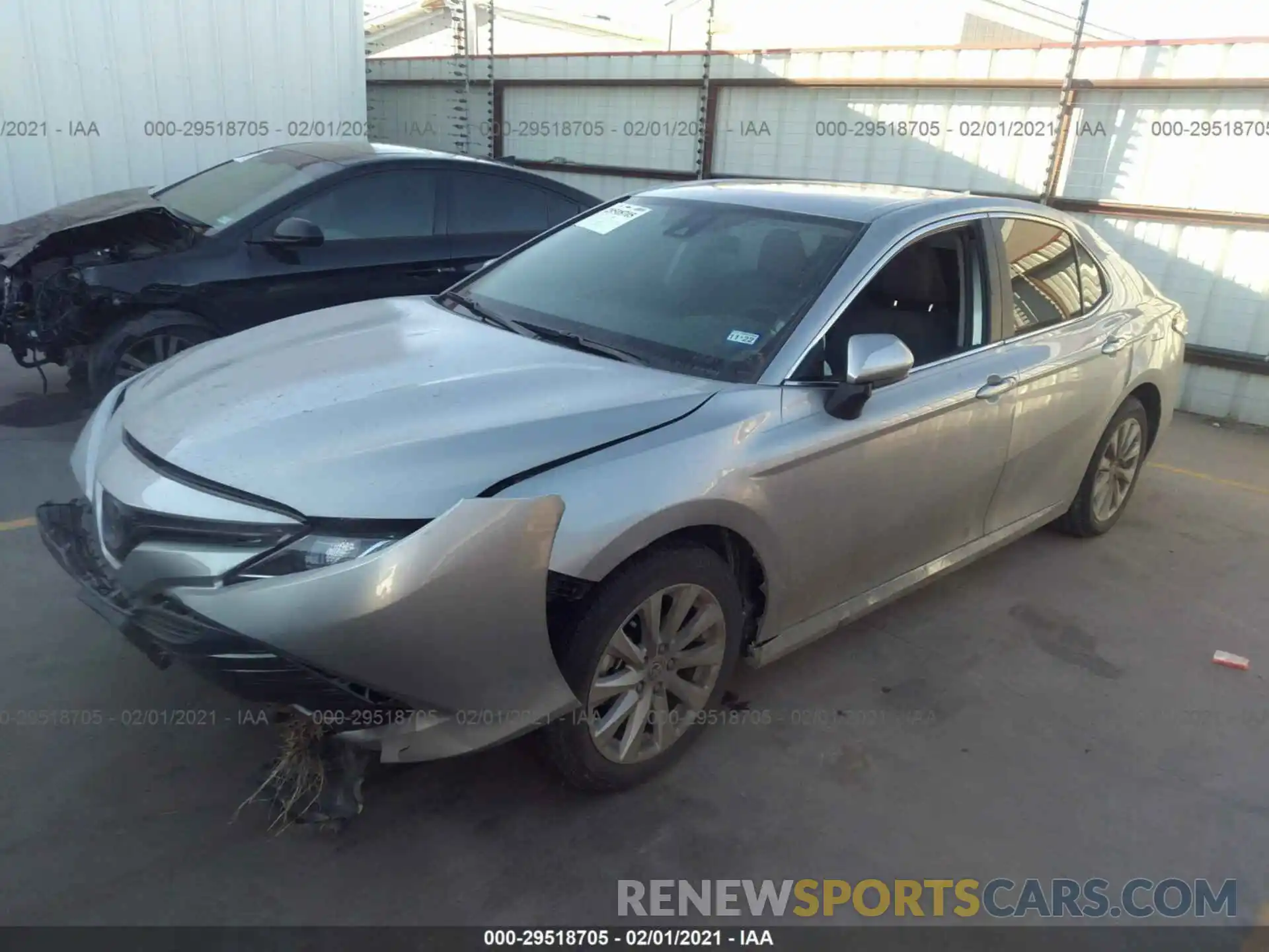 2 Photograph of a damaged car 4T1C11AK2LU983529 TOYOTA CAMRY 2020