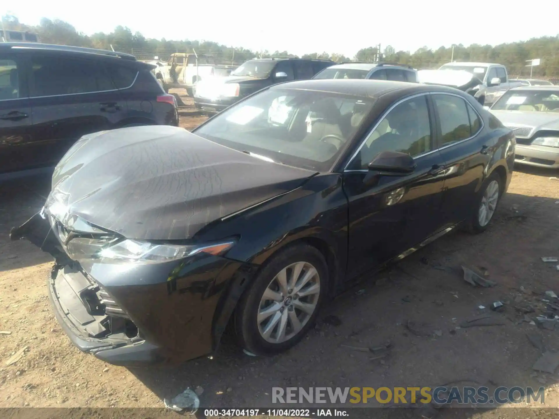 2 Photograph of a damaged car 4T1C11AK3LU355477 TOYOTA CAMRY 2020