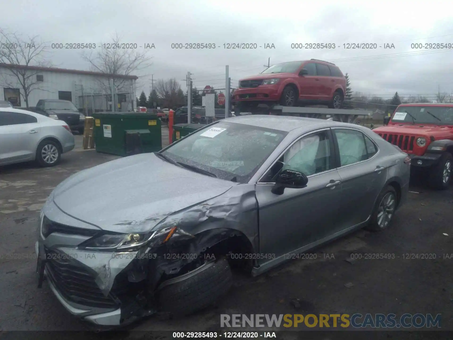 2 Photograph of a damaged car 4T1C11AK3LU359089 TOYOTA CAMRY 2020