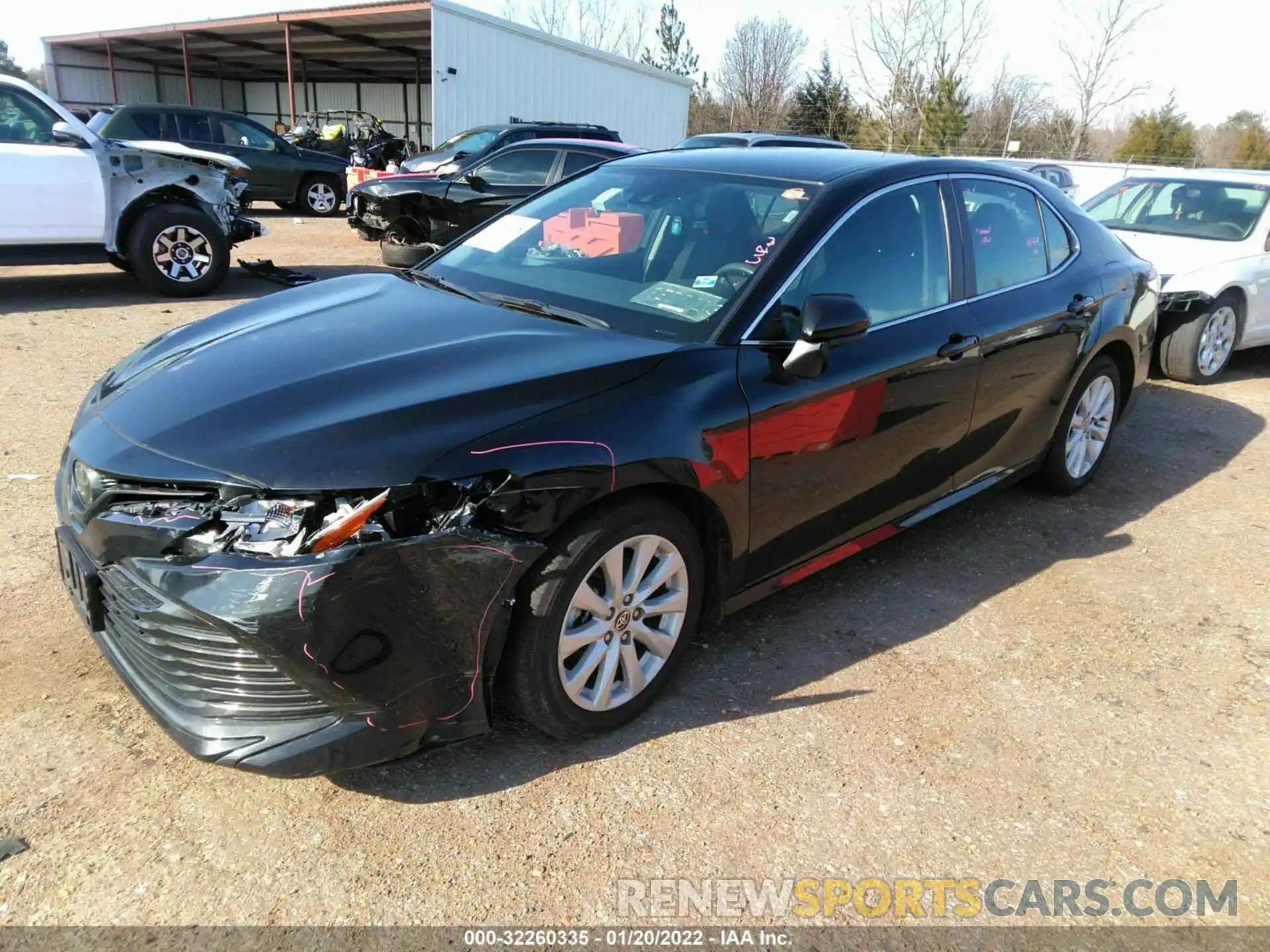 2 Photograph of a damaged car 4T1C11AK3LU359786 TOYOTA CAMRY 2020