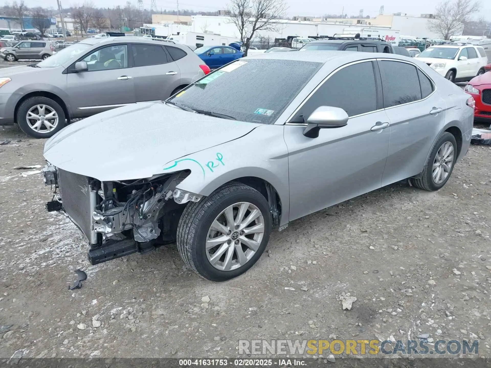 2 Photograph of a damaged car 4T1C11AK3LU366401 TOYOTA CAMRY 2020
