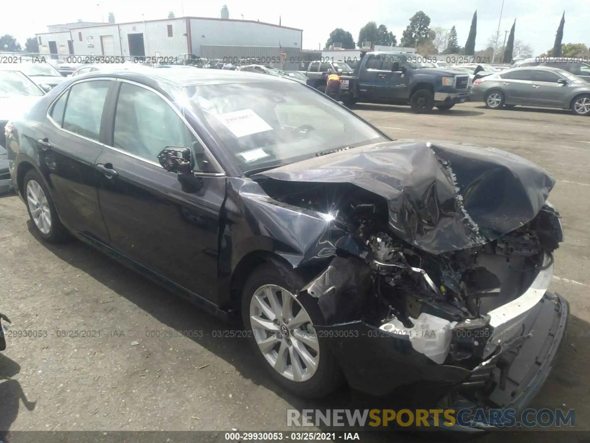 1 Photograph of a damaged car 4T1C11AK3LU858703 TOYOTA CAMRY 2020